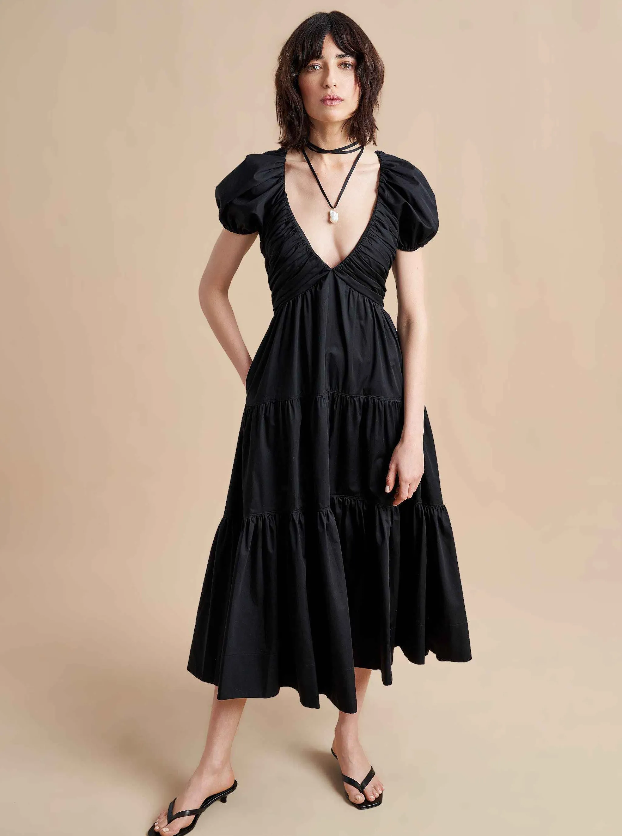 La Ligne Midi Dresses*Ina Dress Black