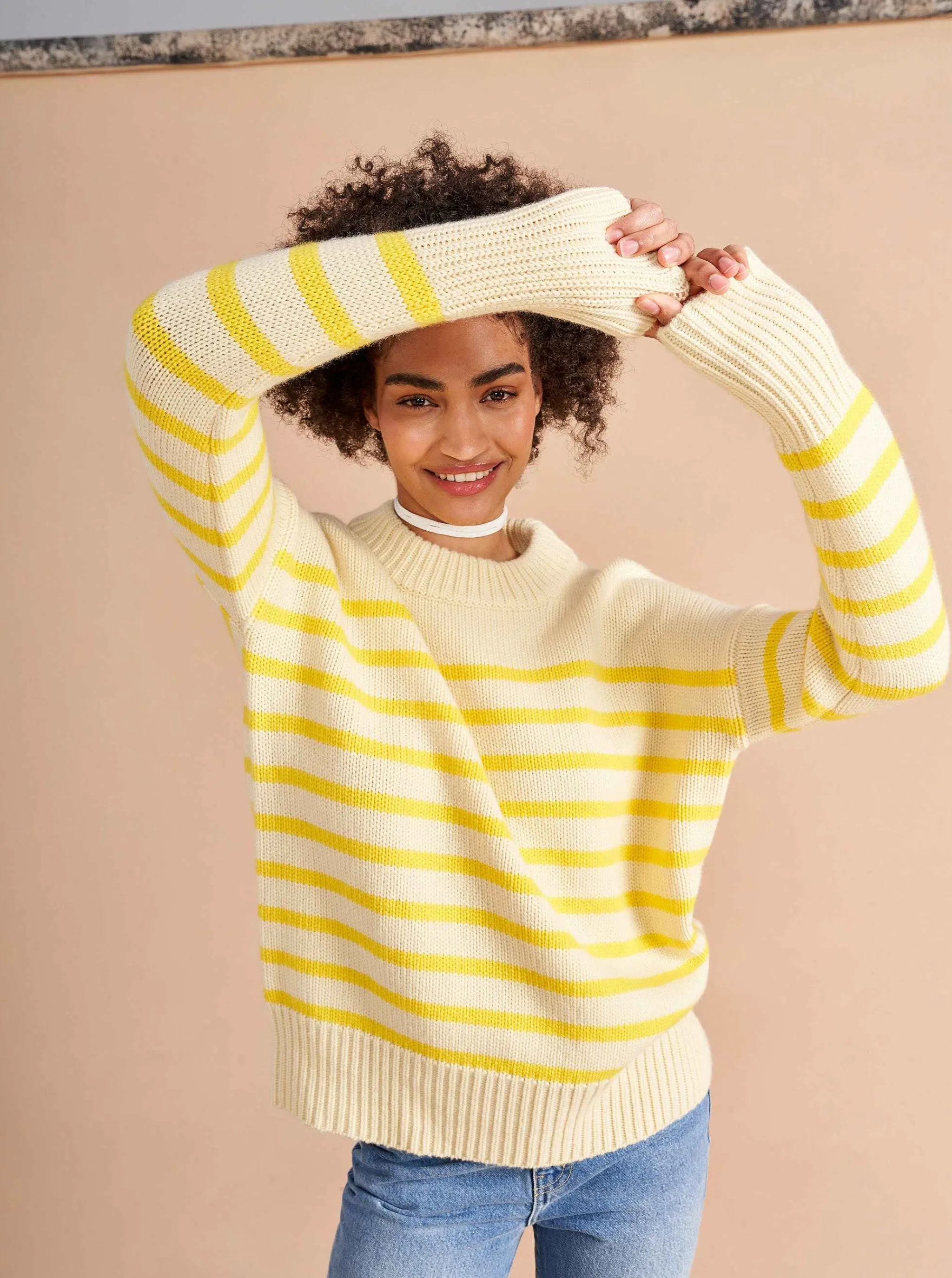 La Ligne Sweaters*Marin Sweater Butter/Lemon