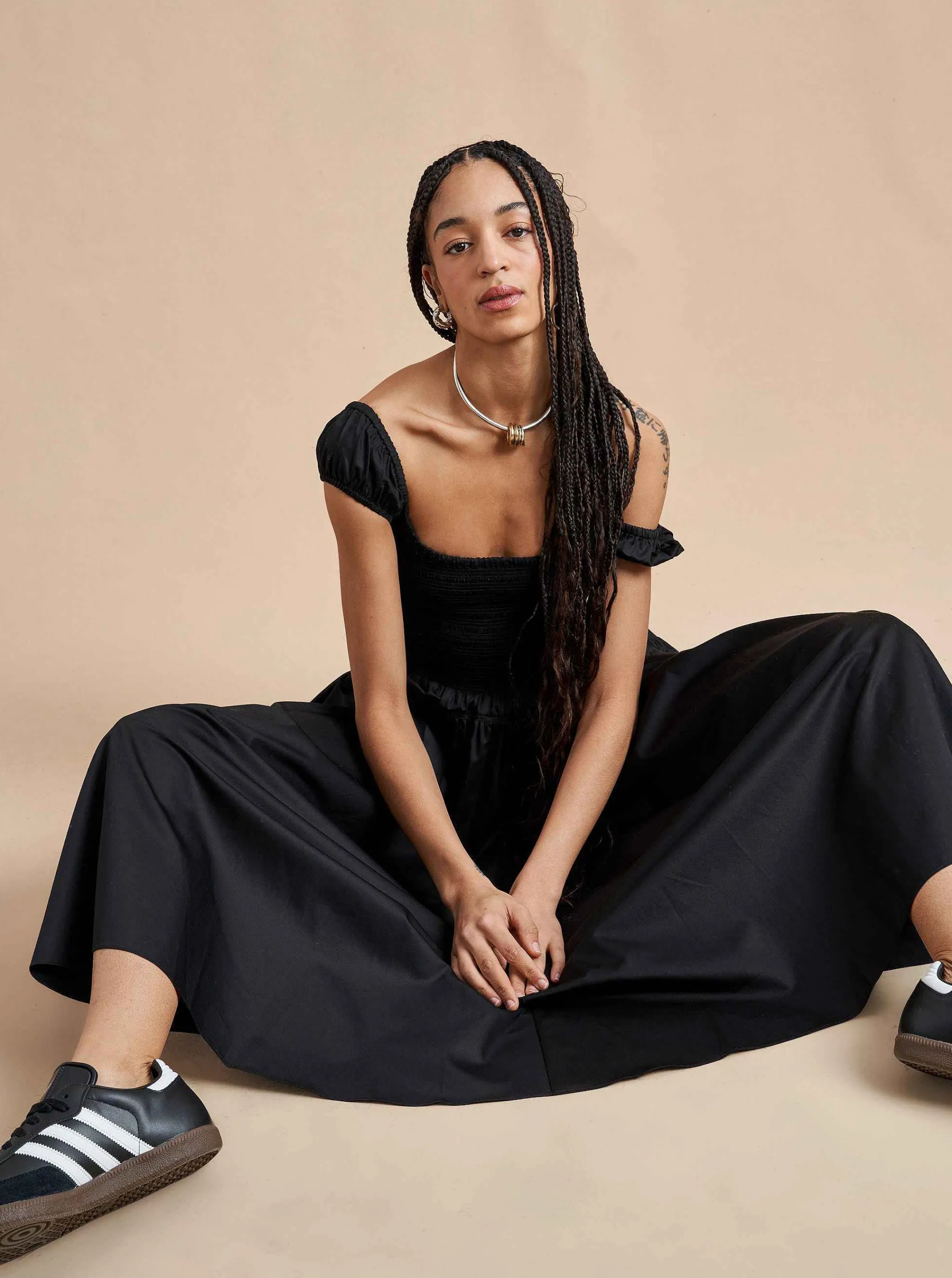 La Ligne Midi Dresses*Vivian Dress Black