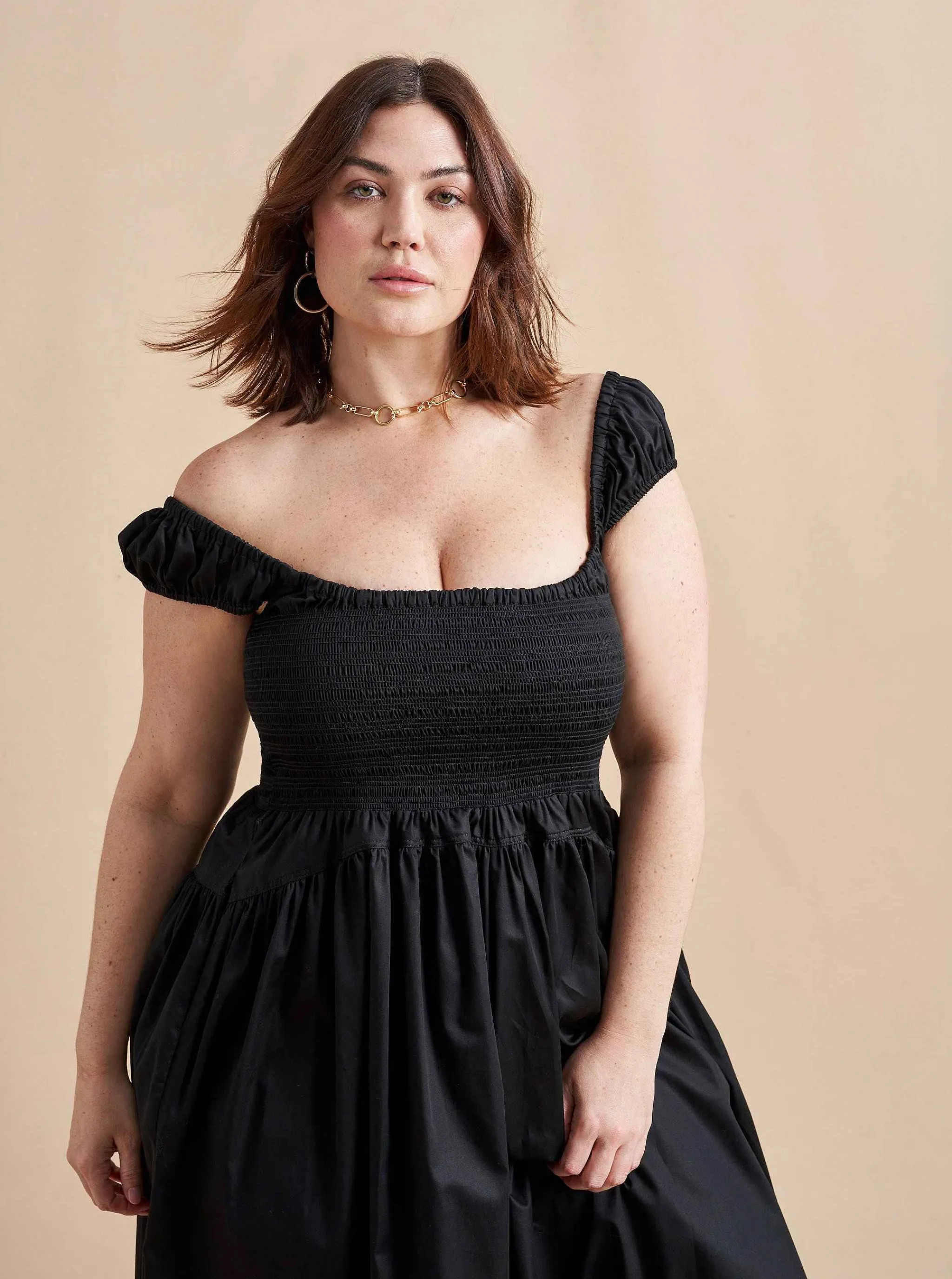 La Ligne Midi Dresses*Vivian Dress Black