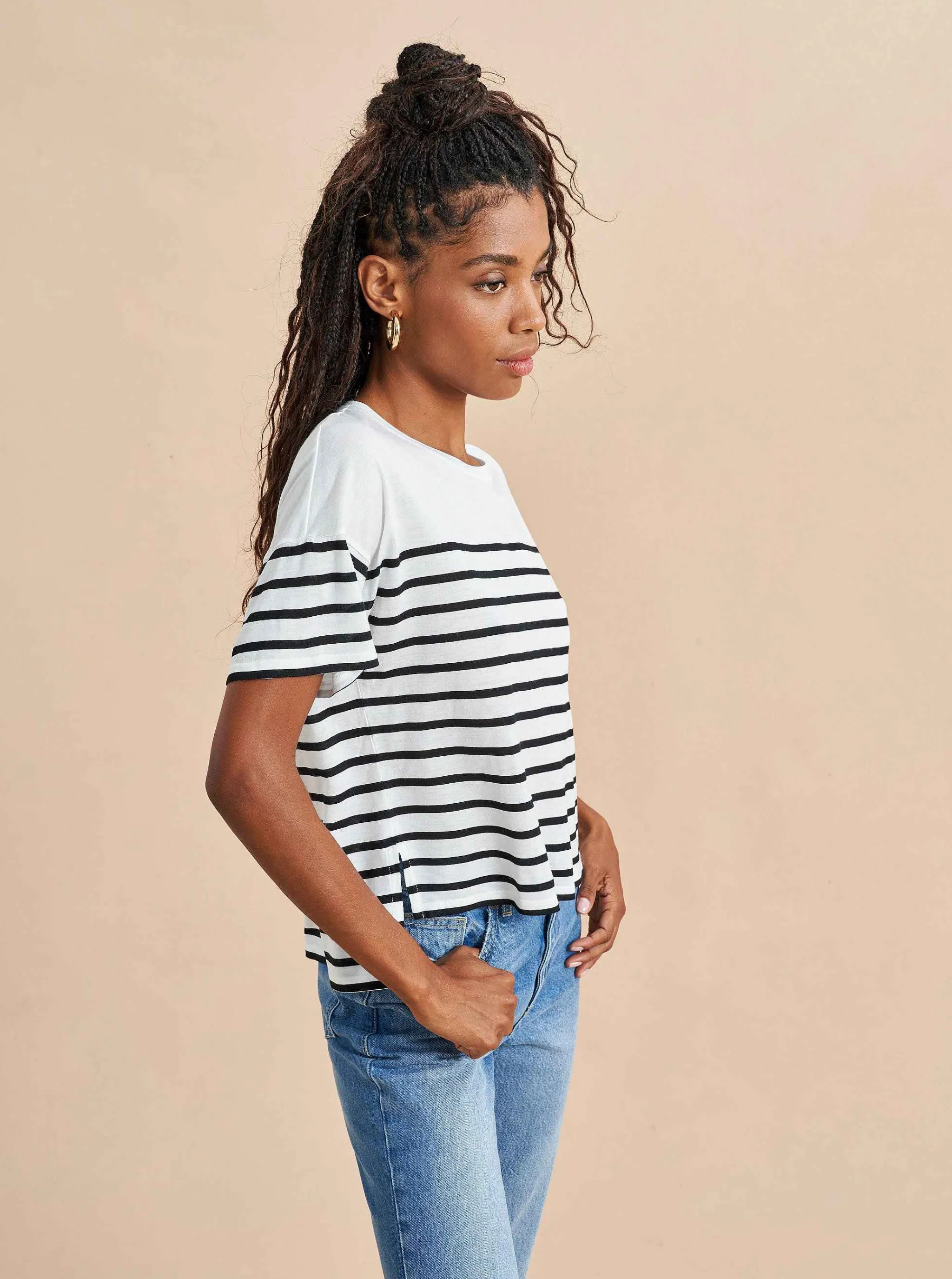 La Ligne Tees*Short Sleeve Teddy Tee