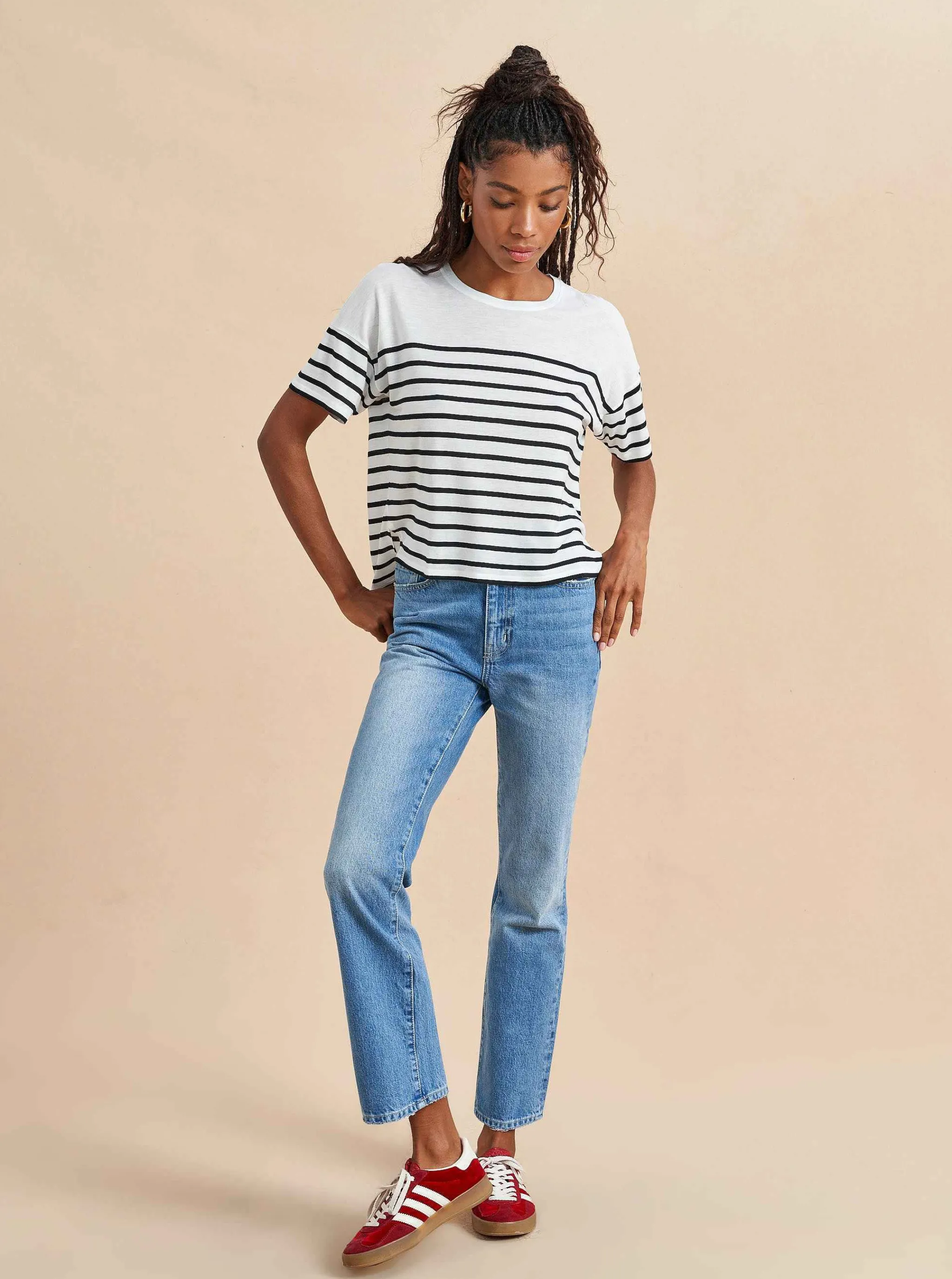 La Ligne Tees*Short Sleeve Teddy Tee