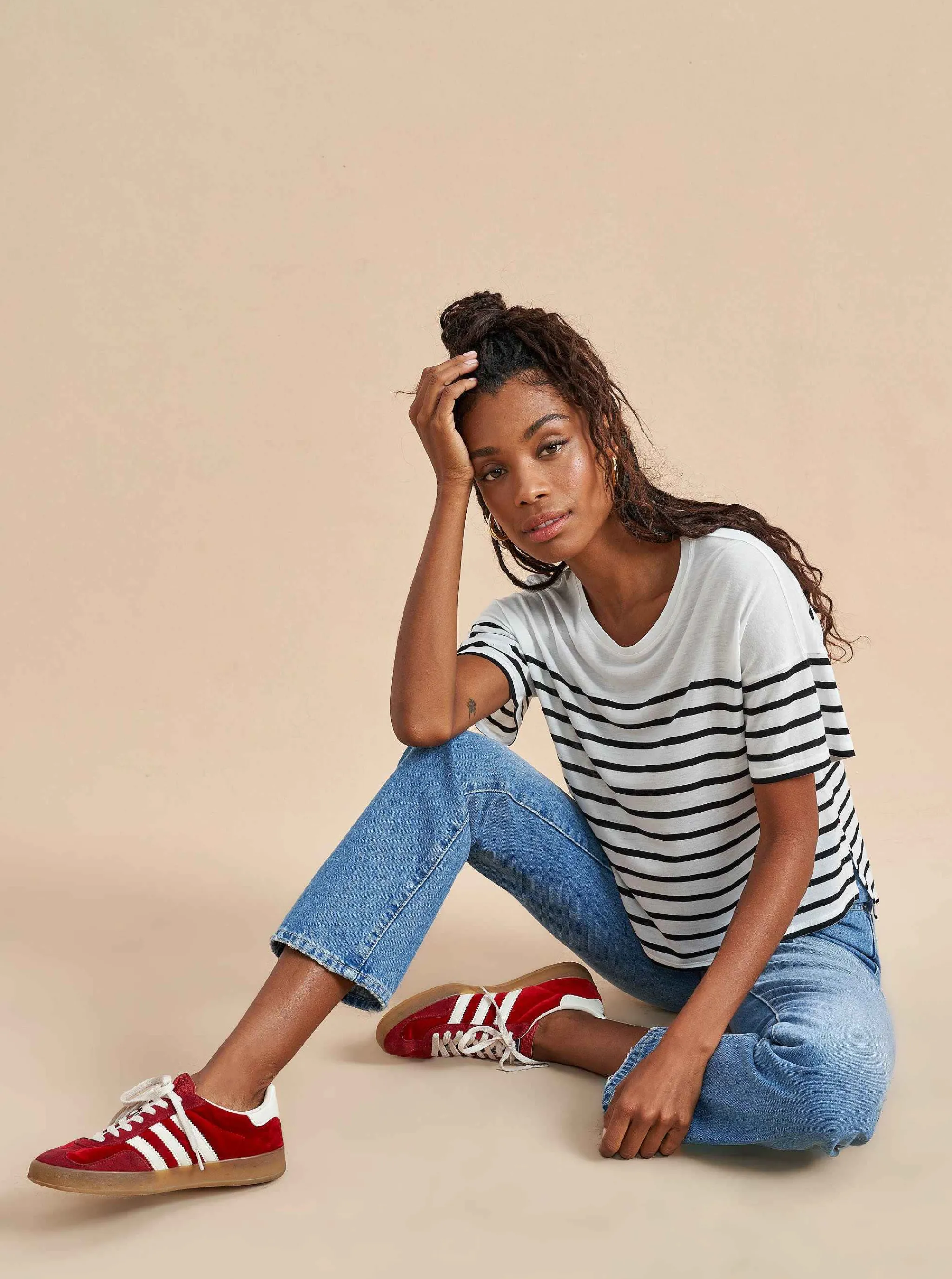 La Ligne Tees*Short Sleeve Teddy Tee