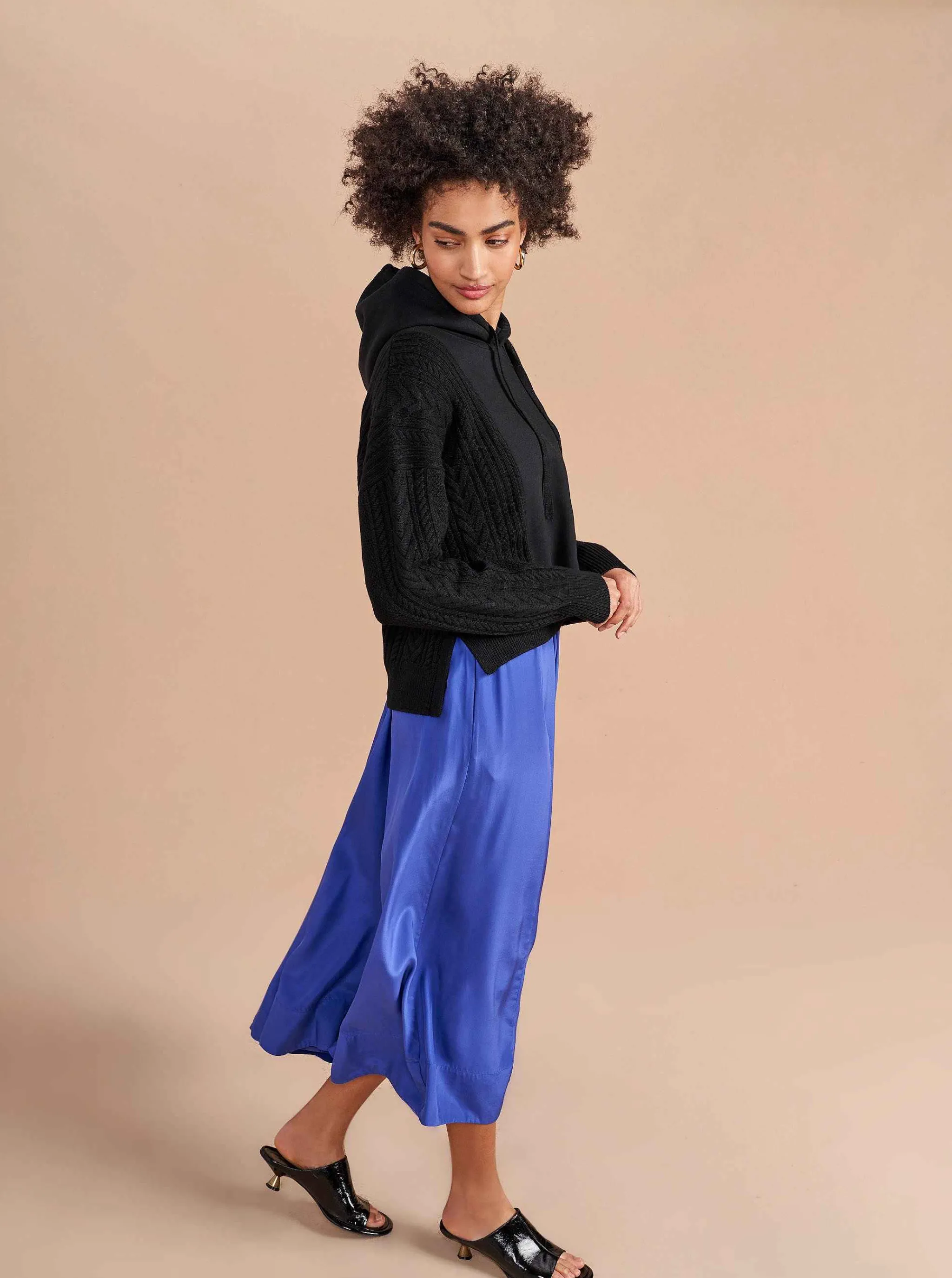 La Ligne Sweatshirts & Hoodies*Molly Hoodie Black