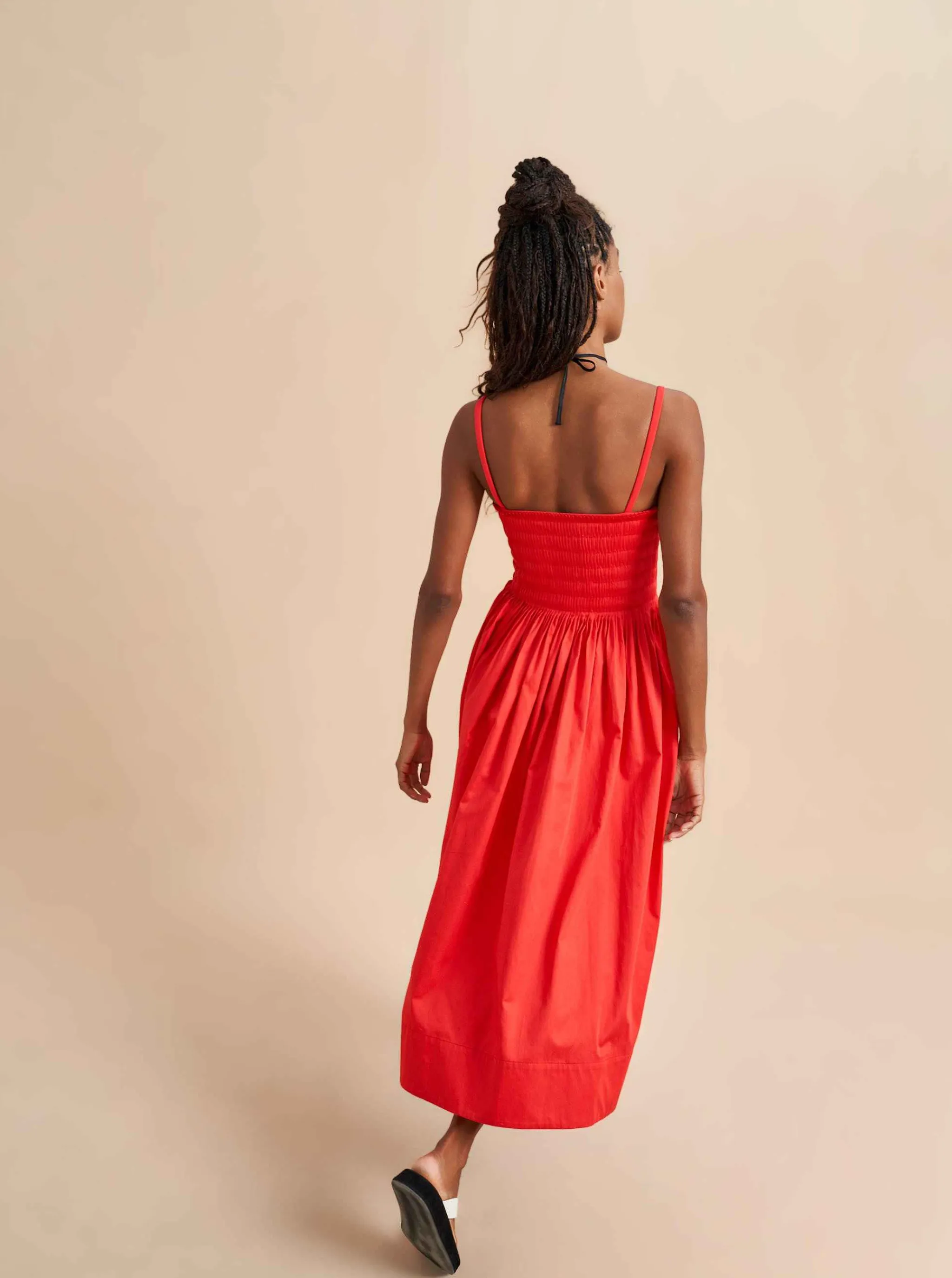 La Ligne Midi Dresses*Devon Dress Poppy