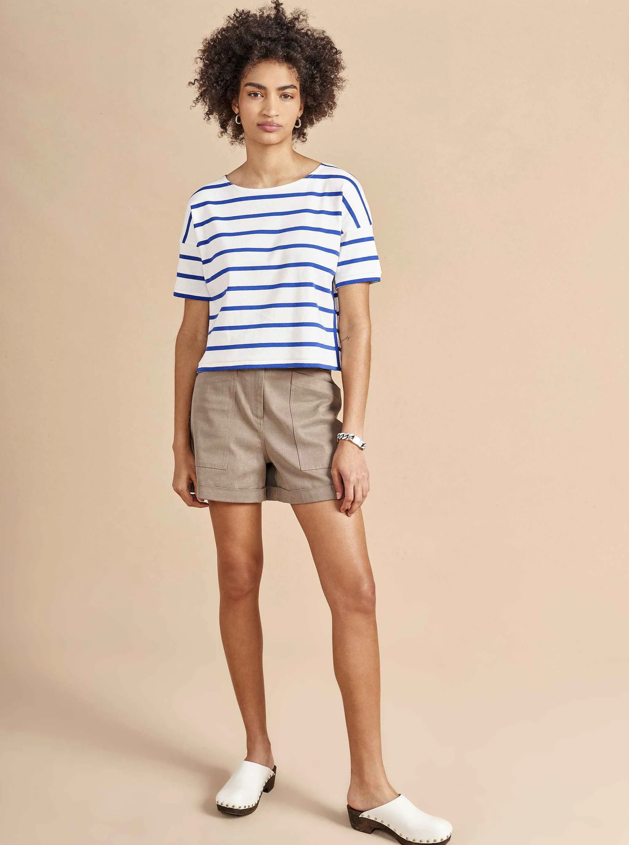 La Ligne Tops*Breton Short Sleeve Tee