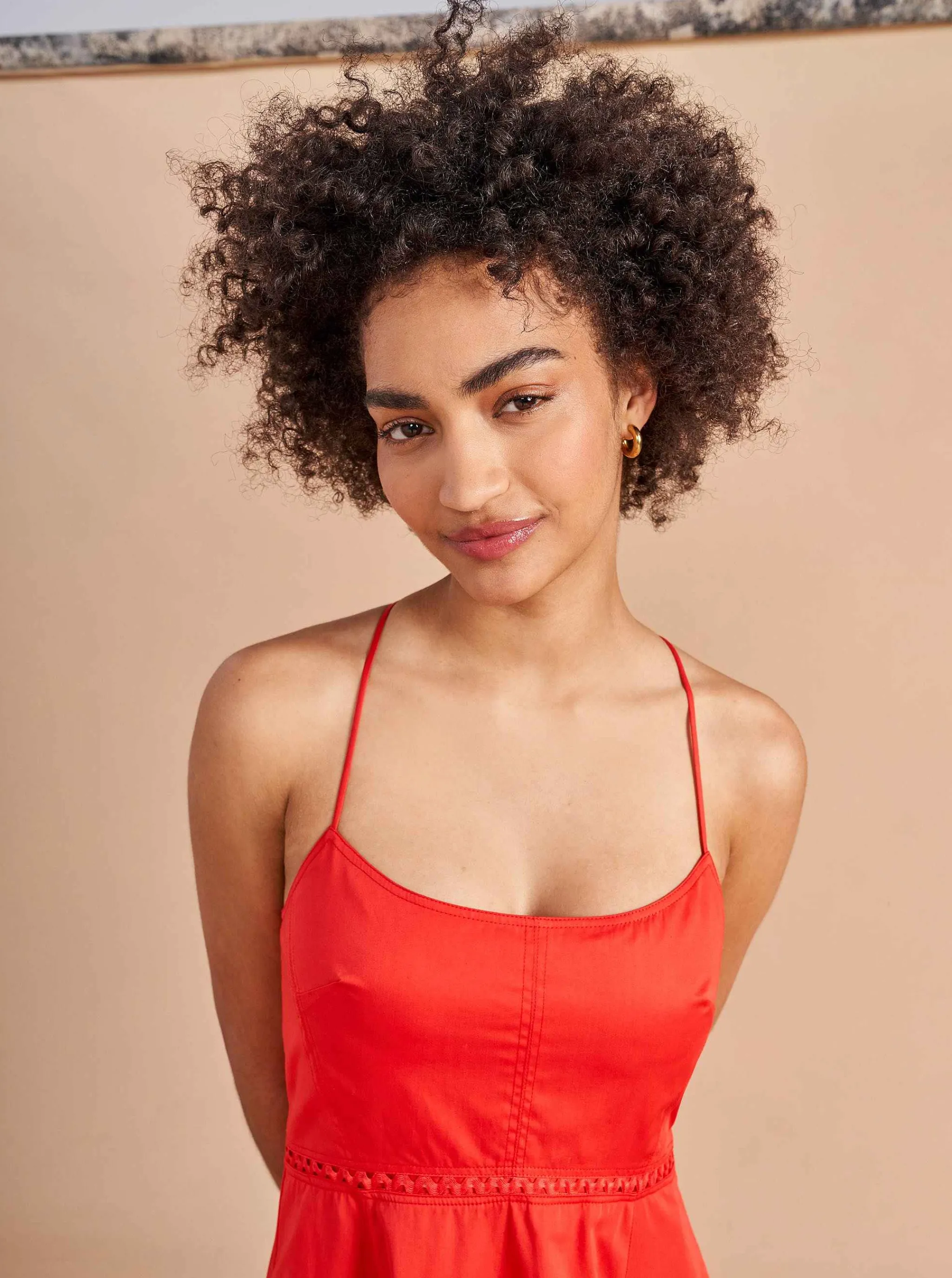 La Ligne Midi Dresses*Hayley Dress Poppy