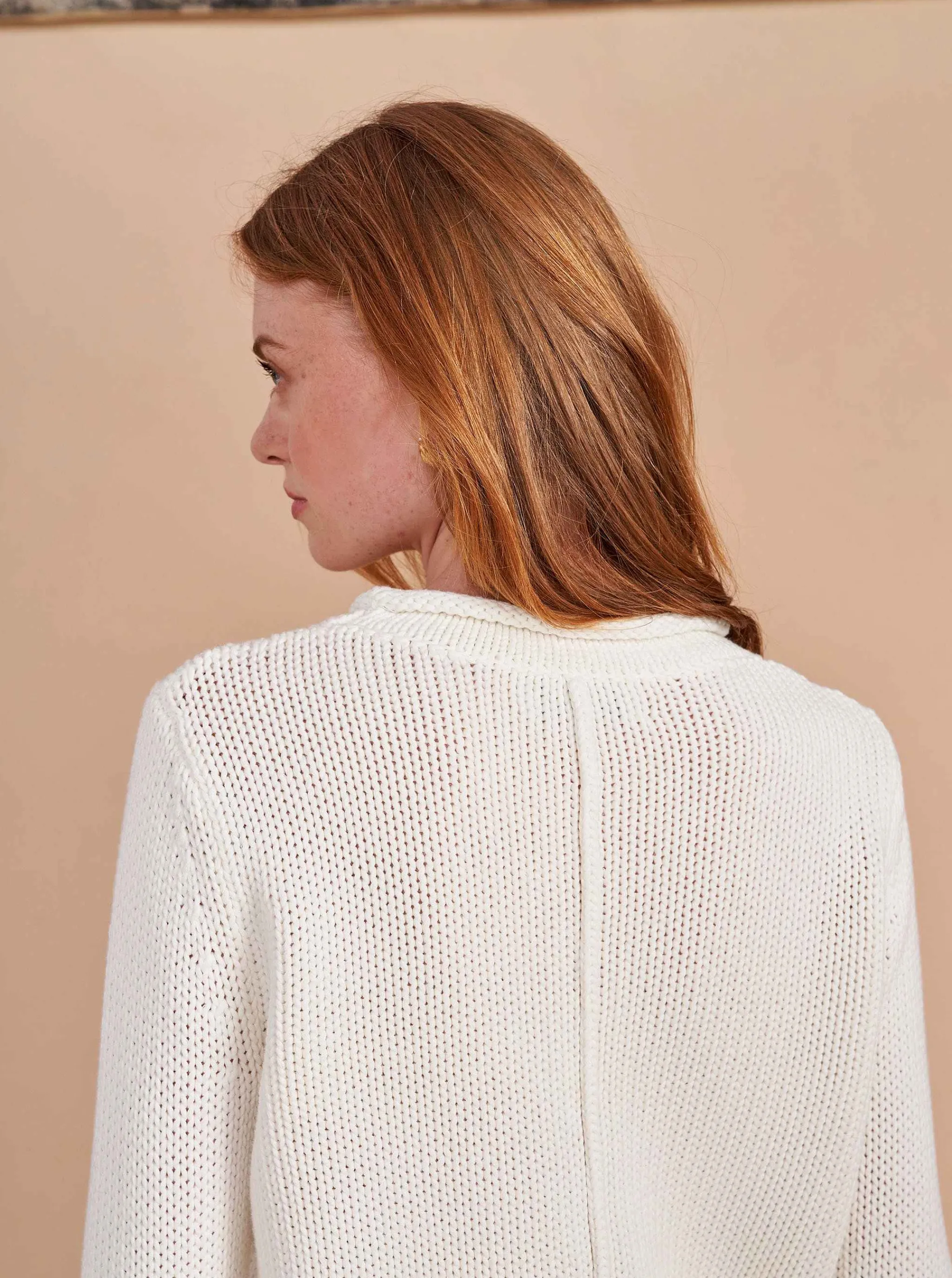 La Ligne Sweaters*Solid Mini Marina Sweater Ivory