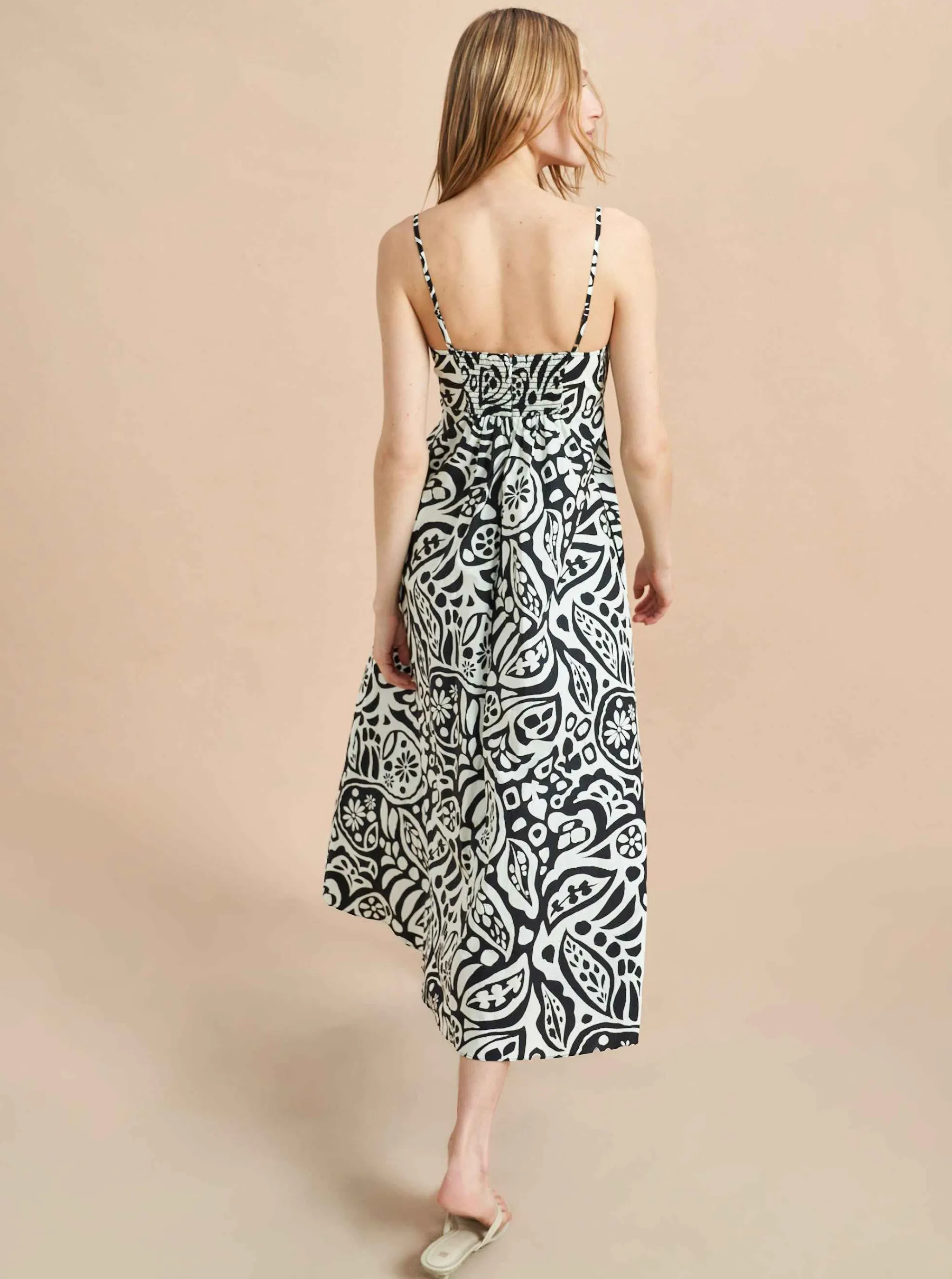 La Ligne Midi Dresses*Portia Dress Black/White