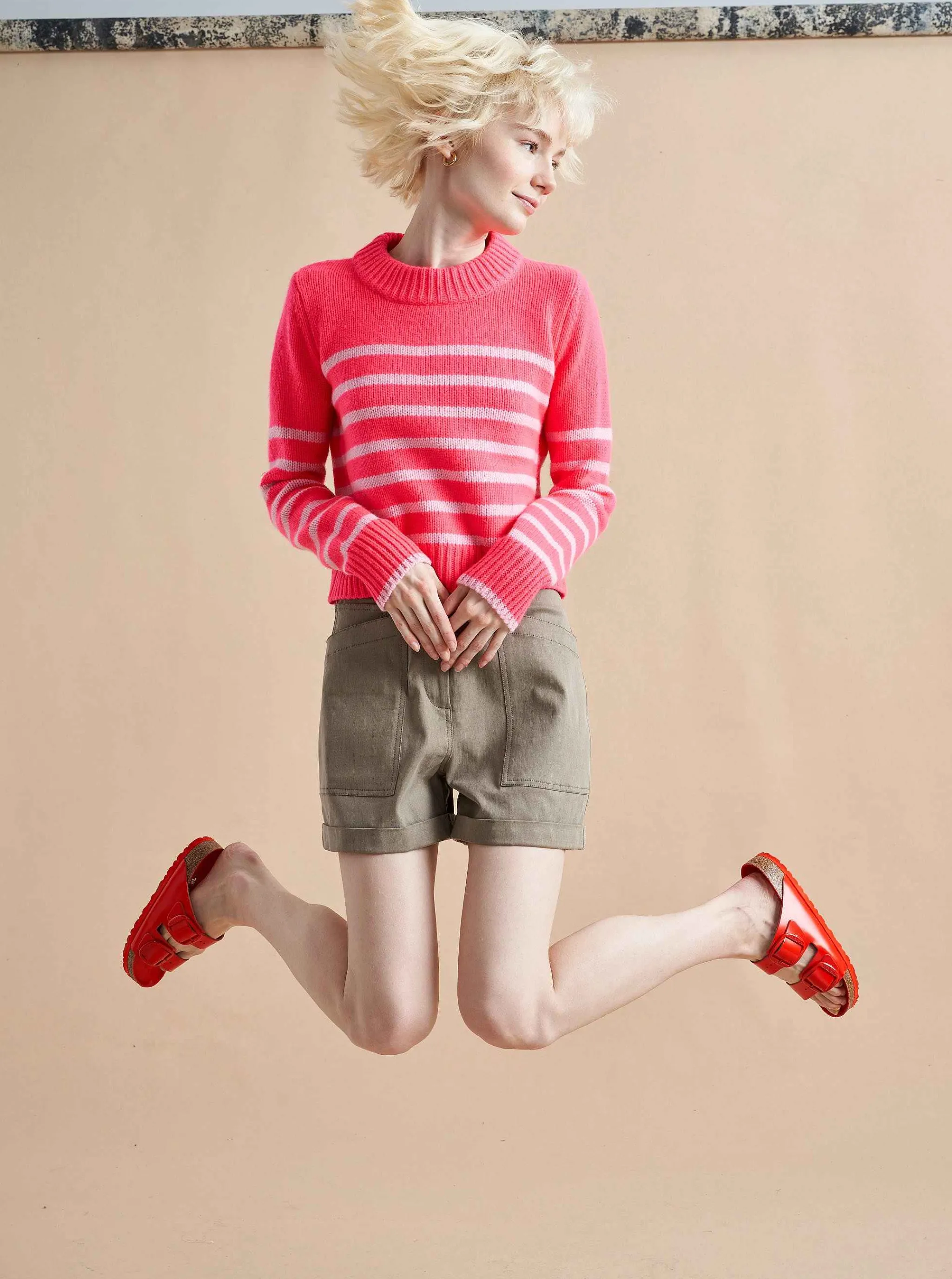 La Ligne Sweaters*Mini Marin Sweater Hot Pink/Bubblegum