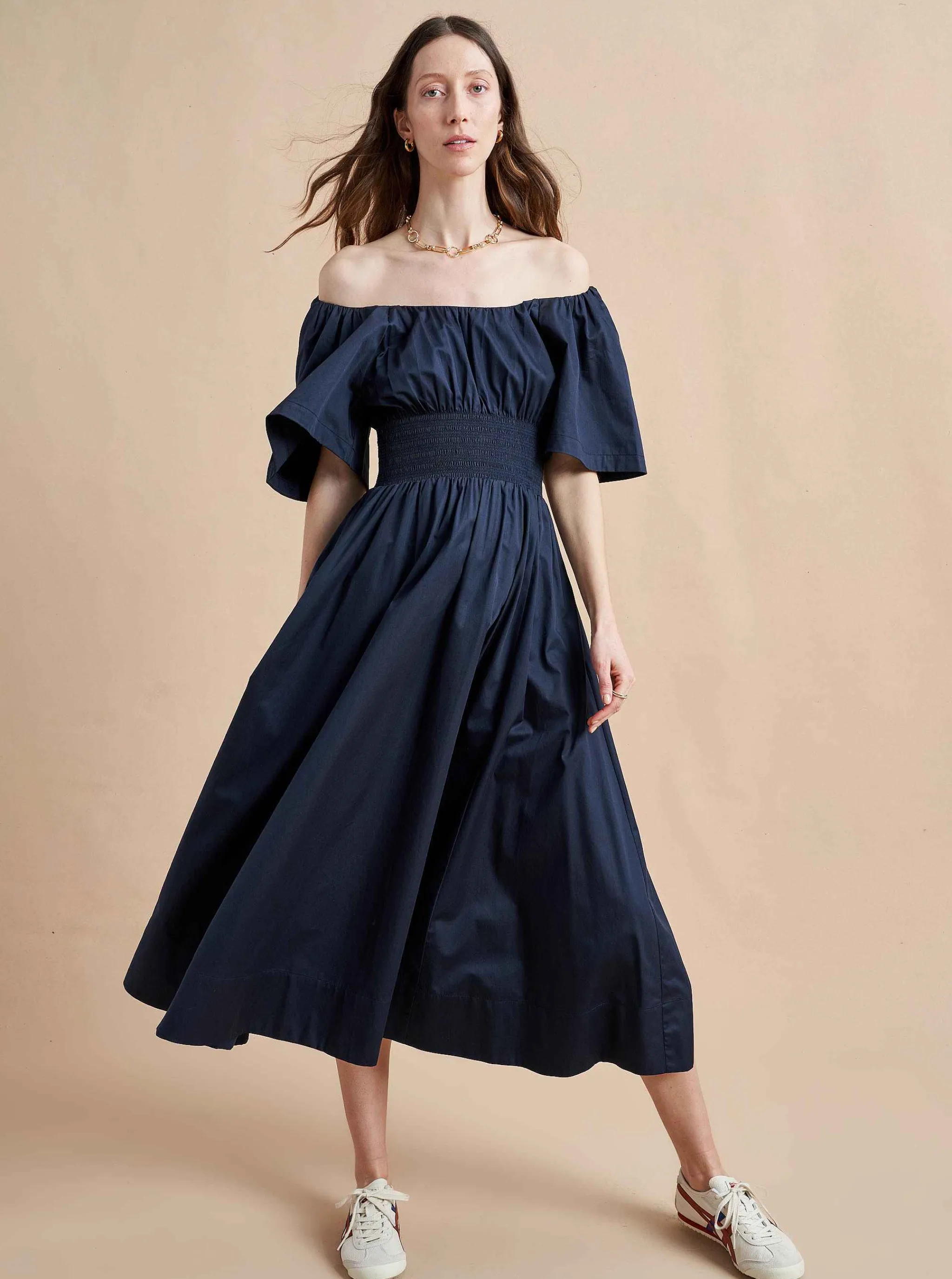 La Ligne Midi Dresses*Claire Dress Navy