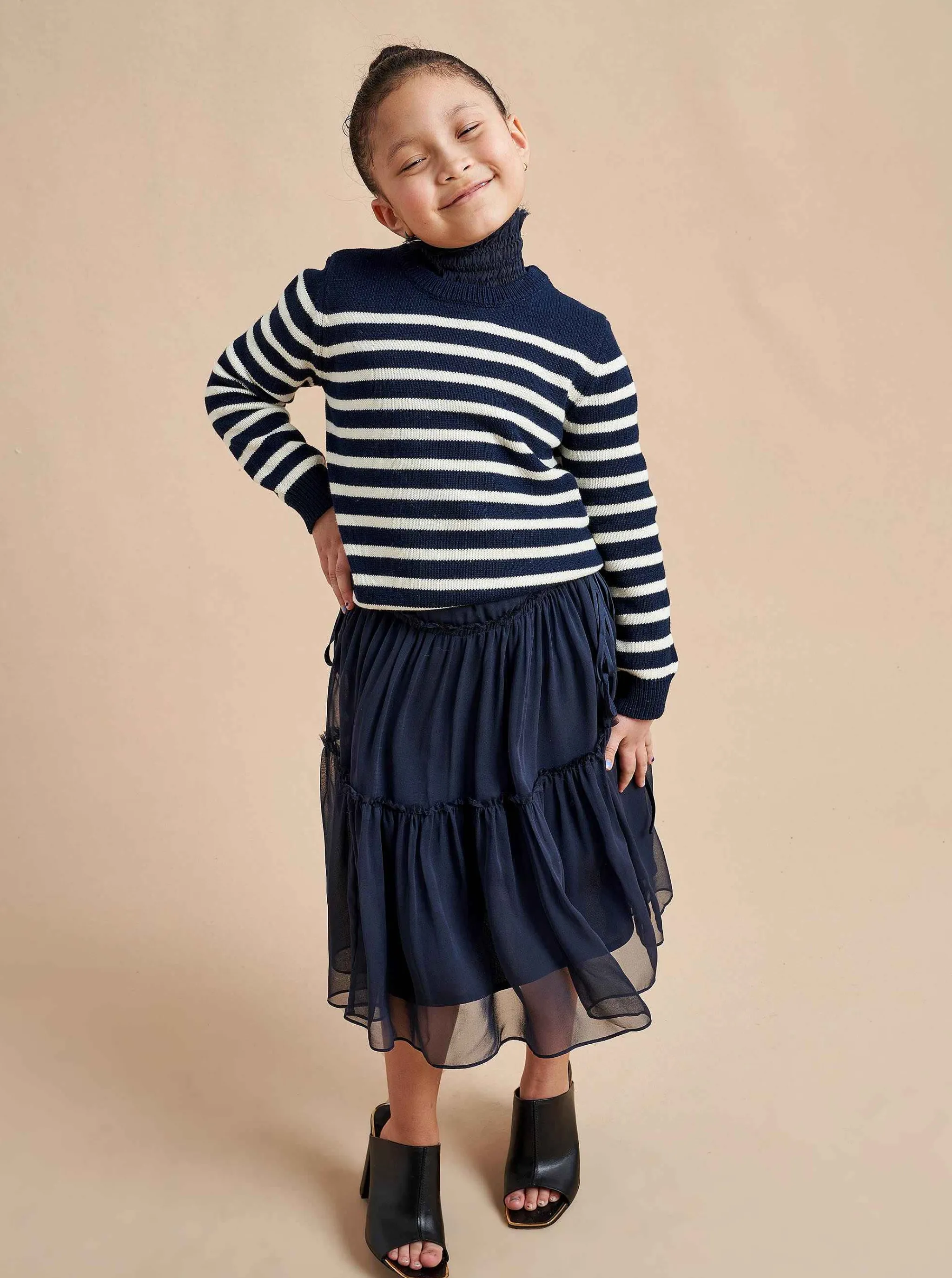La Ligne Kids*Marini Sweater Navy/Cream