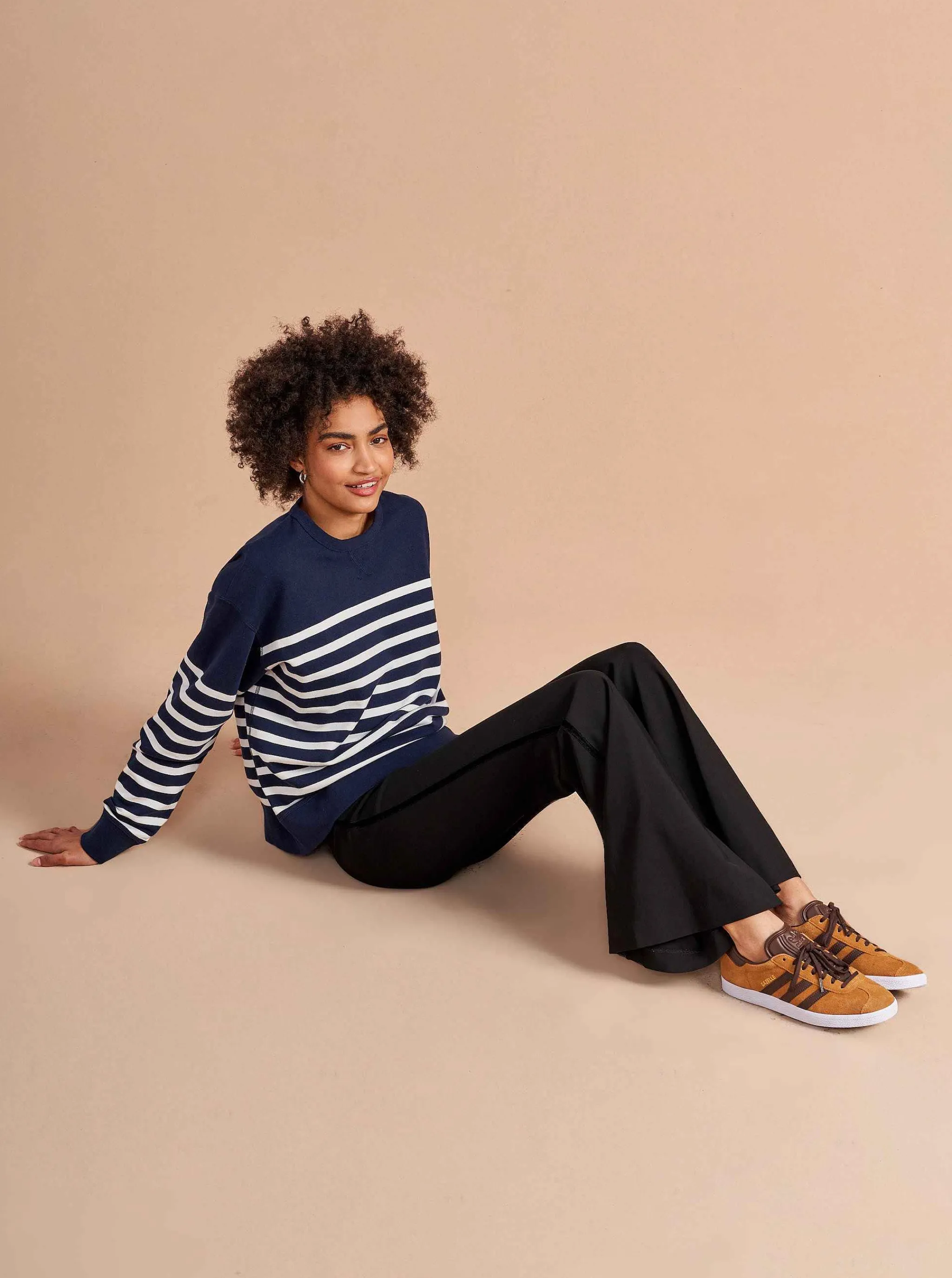 La Ligne Tops*James Sweatshirt Navy/Ivory