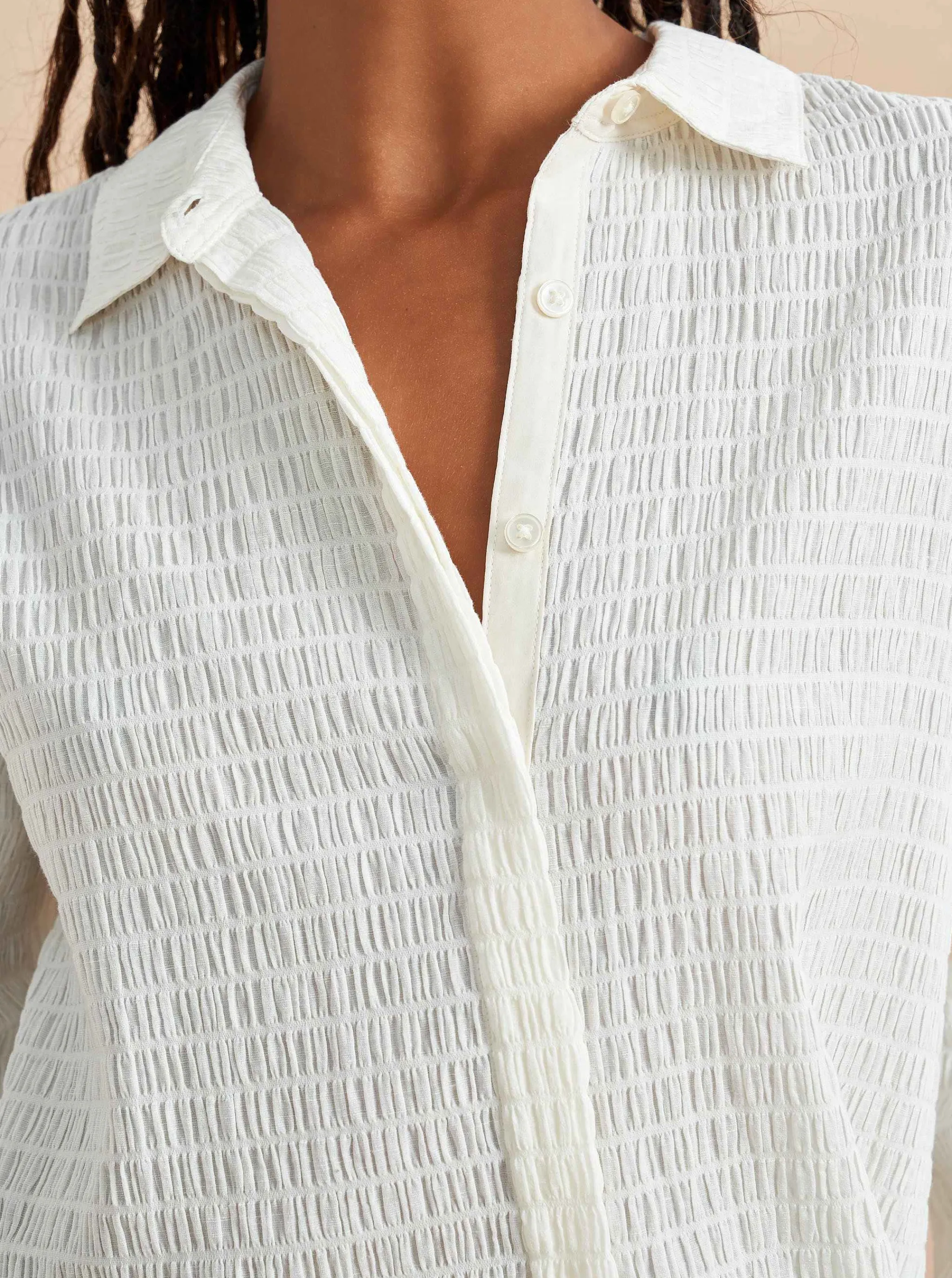 La Ligne Tops*Textured Val Shirt