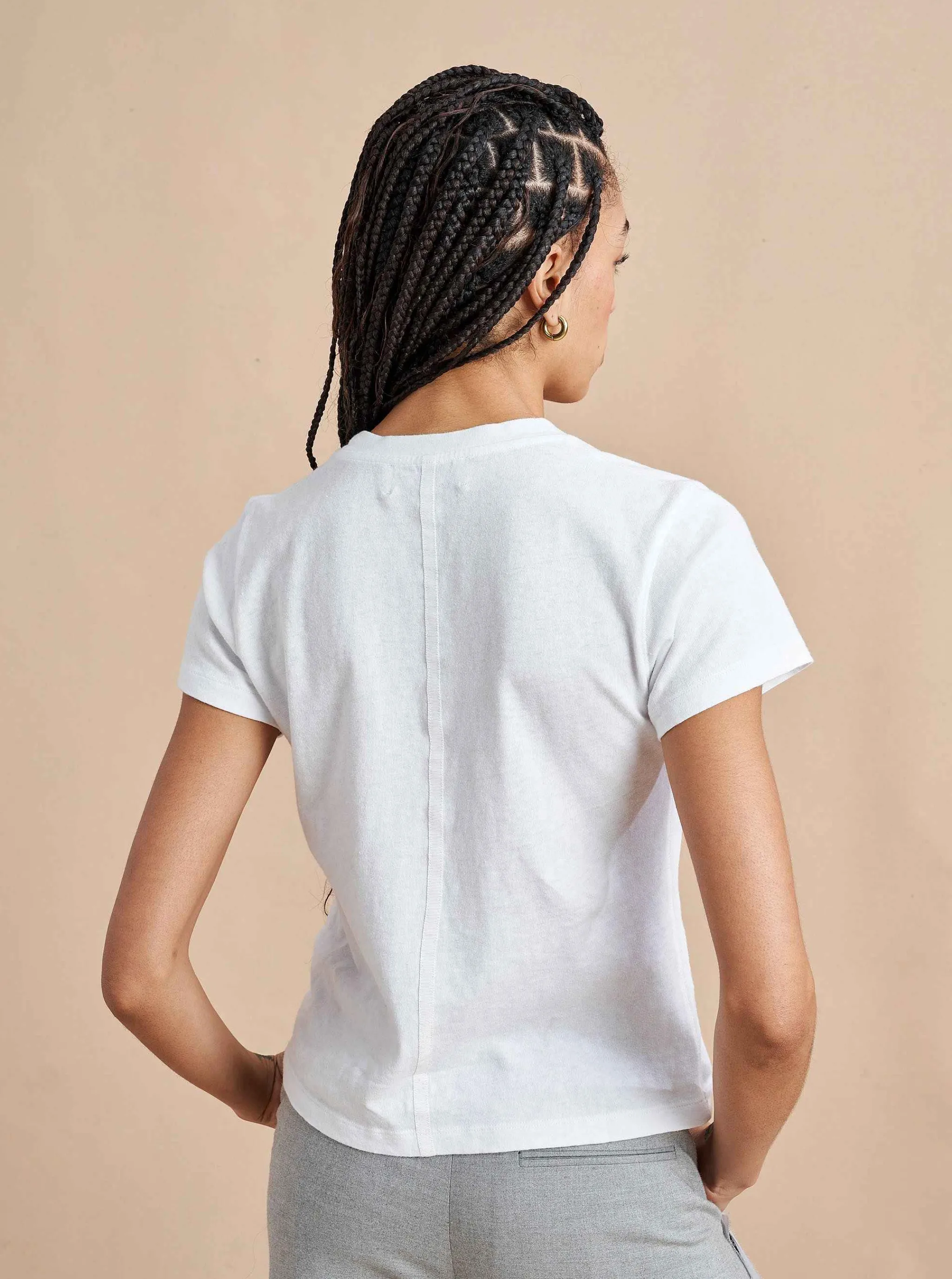 La Ligne Tees*Molly Tee White