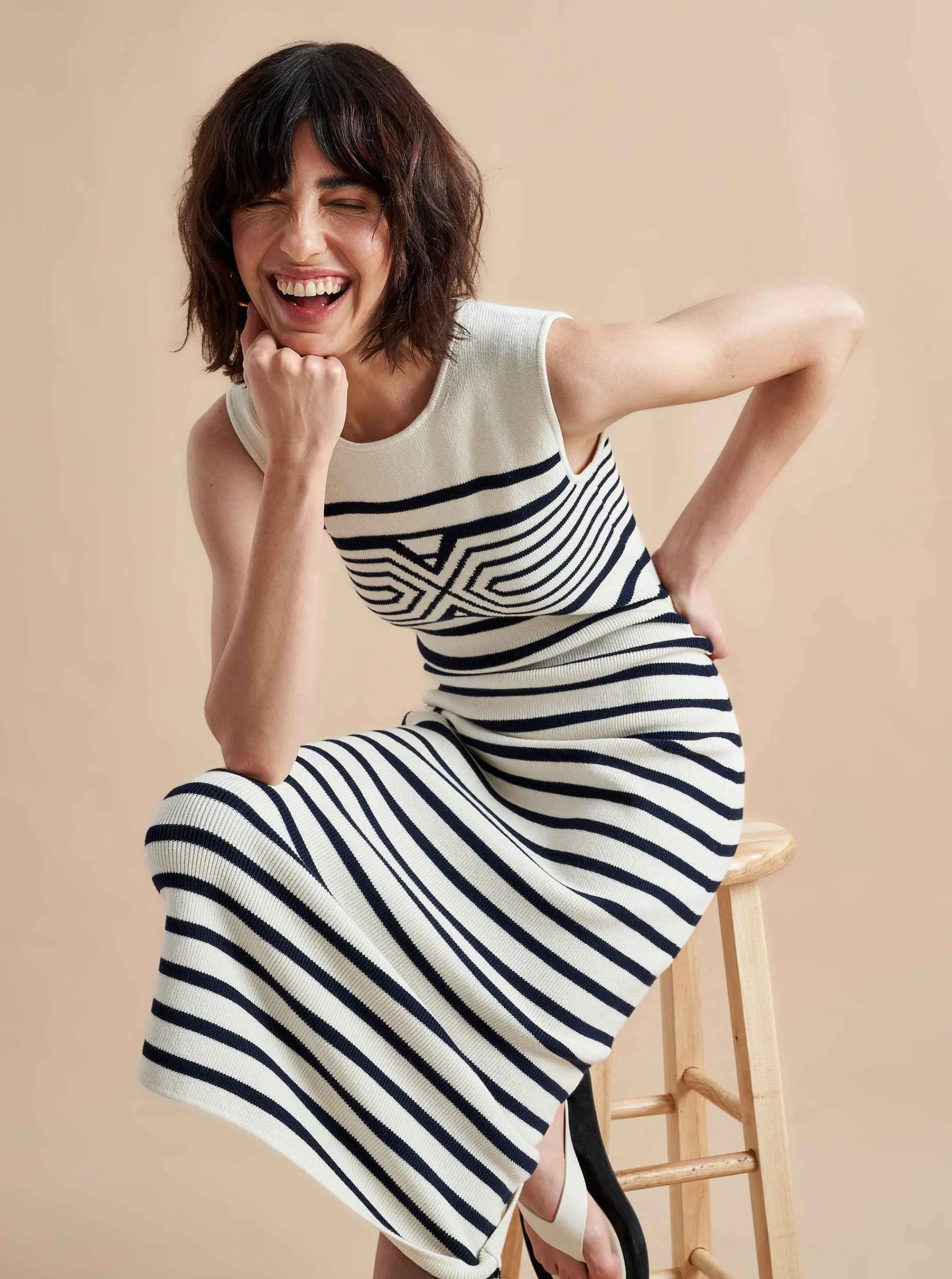 La Ligne Midi Dresses*Emmanuelle Dress