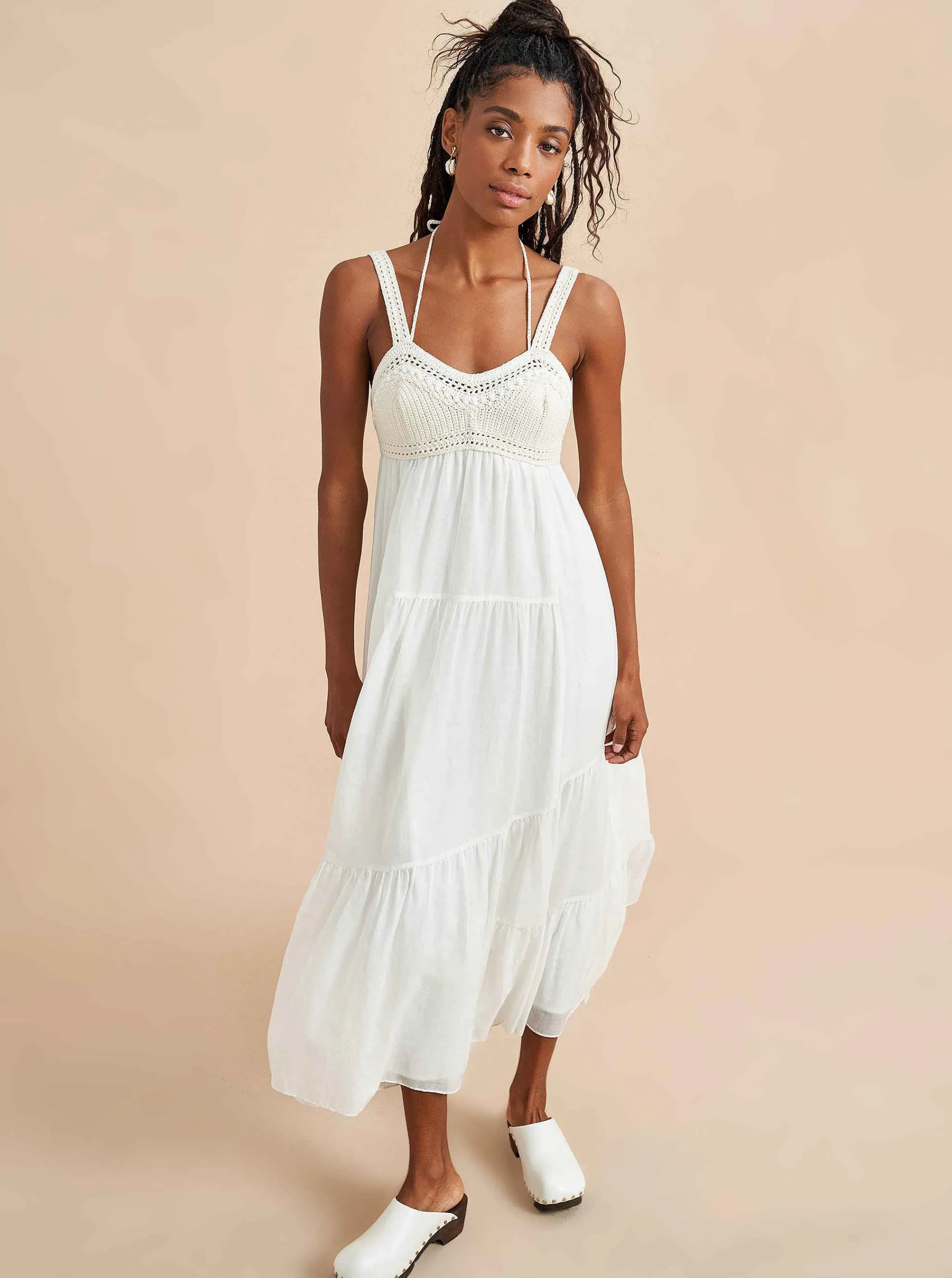 La Ligne Midi Dresses*Jane Dress Ivory