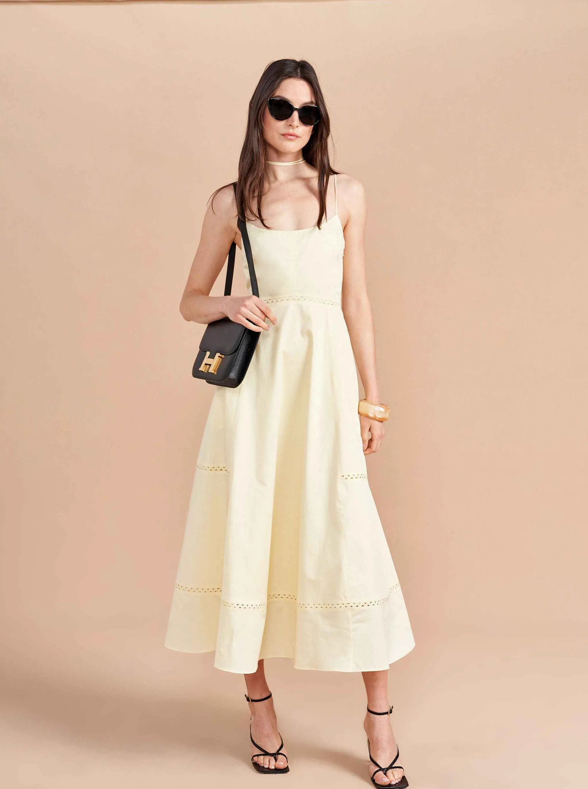 La Ligne Midi Dresses*Hayley Dress Butter