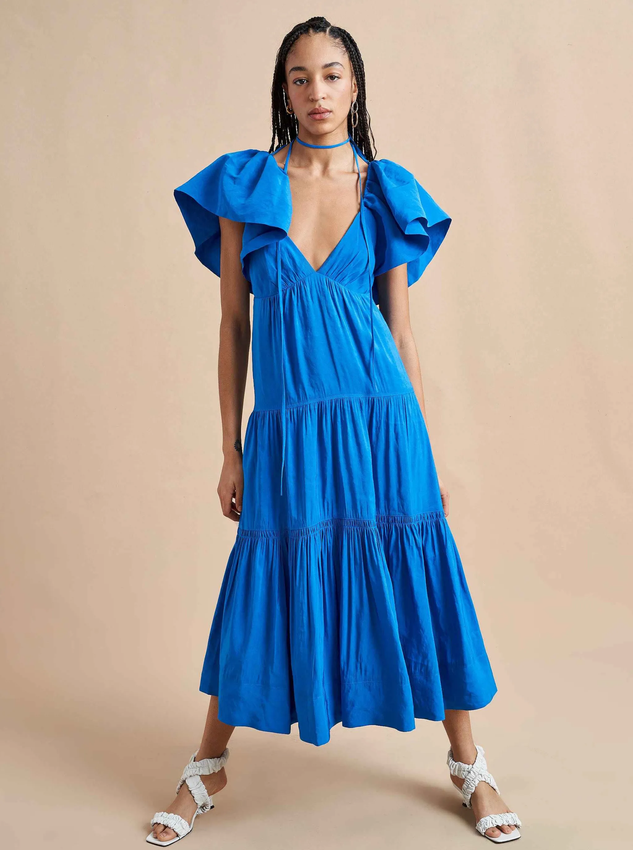 La Ligne Midi Dresses*Stella Dress Ultramarine
