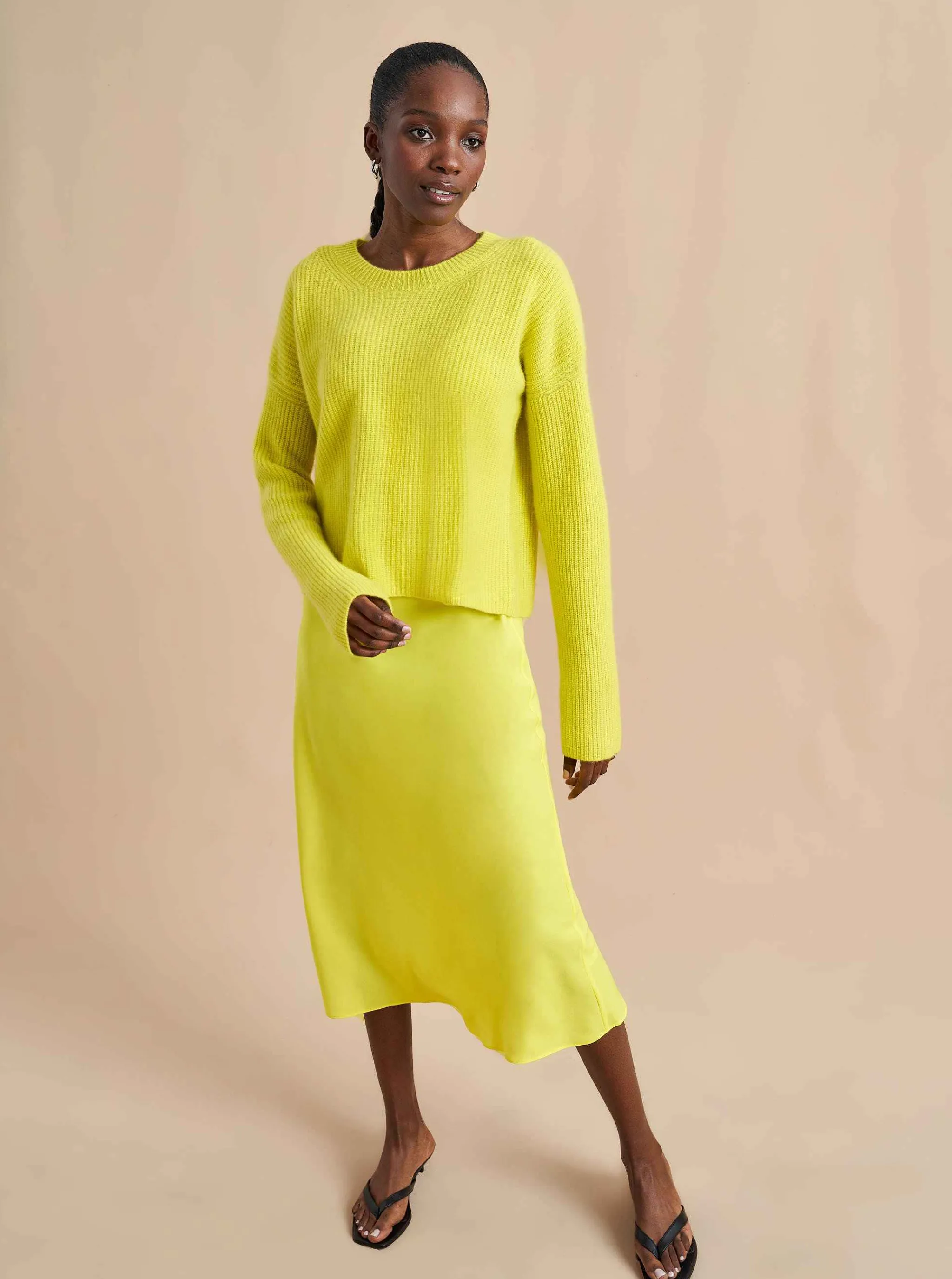 La Ligne Sweaters*Mini Toujours Sweater Lemon