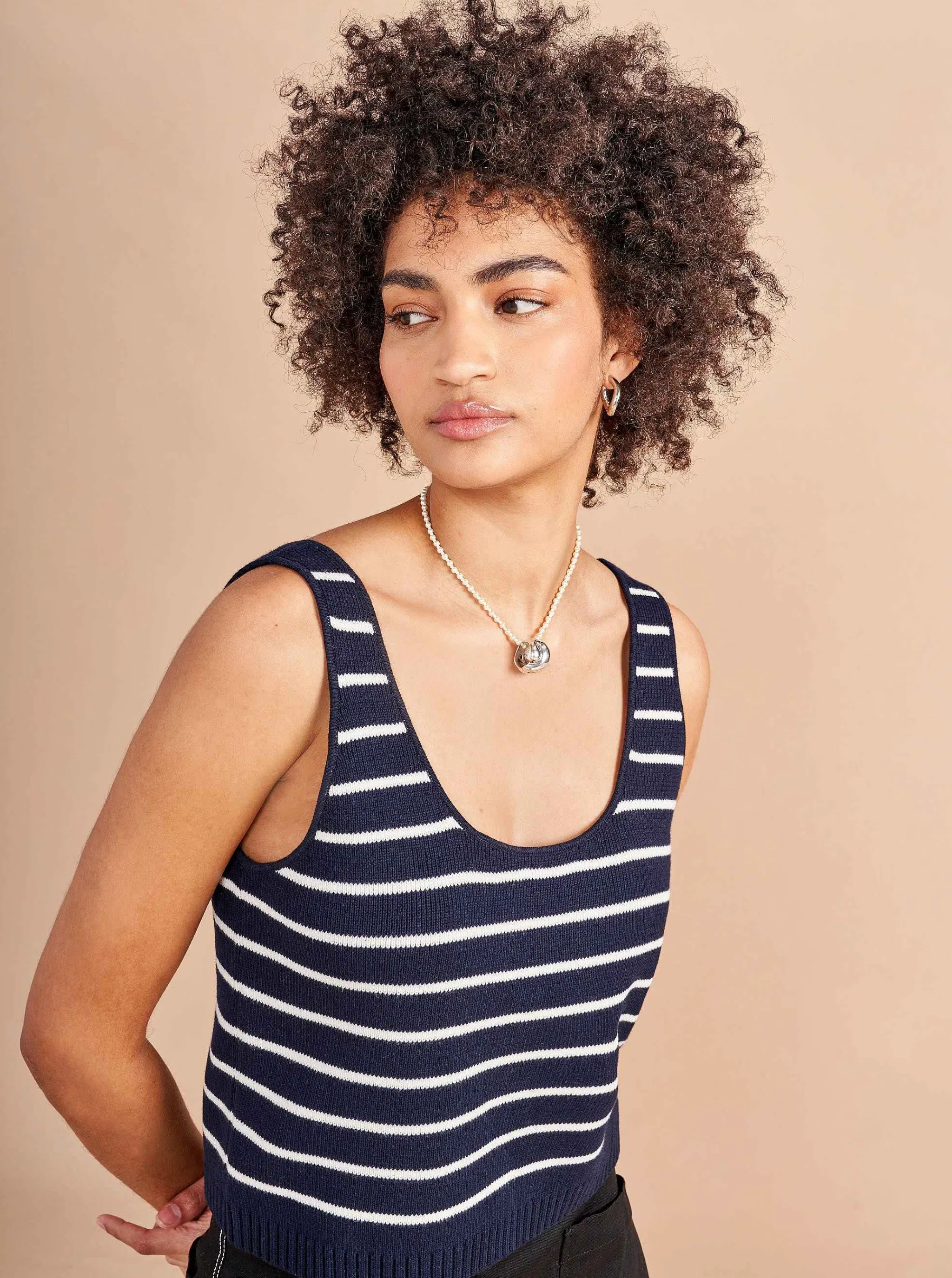 La Ligne Tanks*Sailor Tank Navy/Cream
