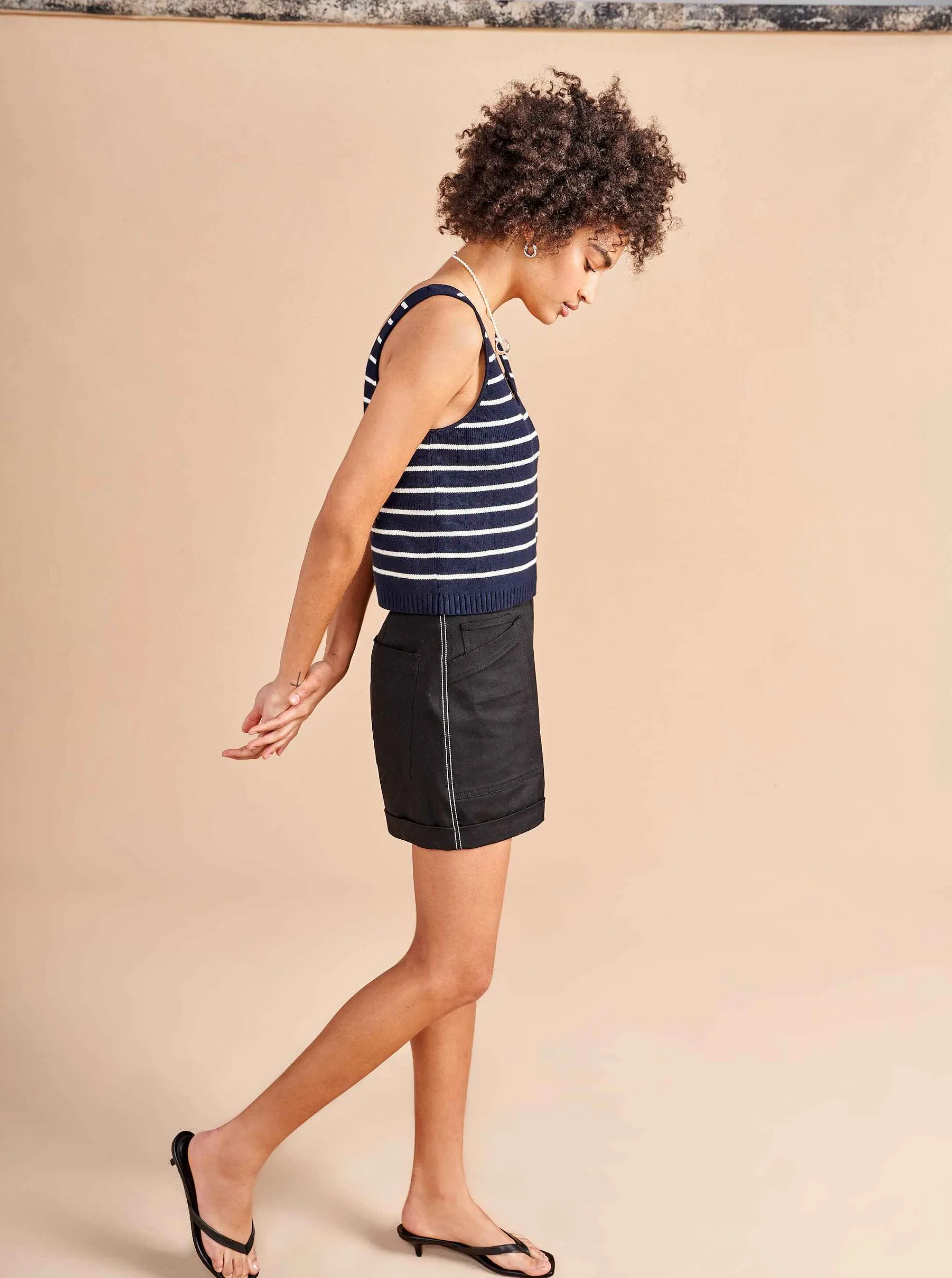 La Ligne Tanks*Sailor Tank Navy/Cream