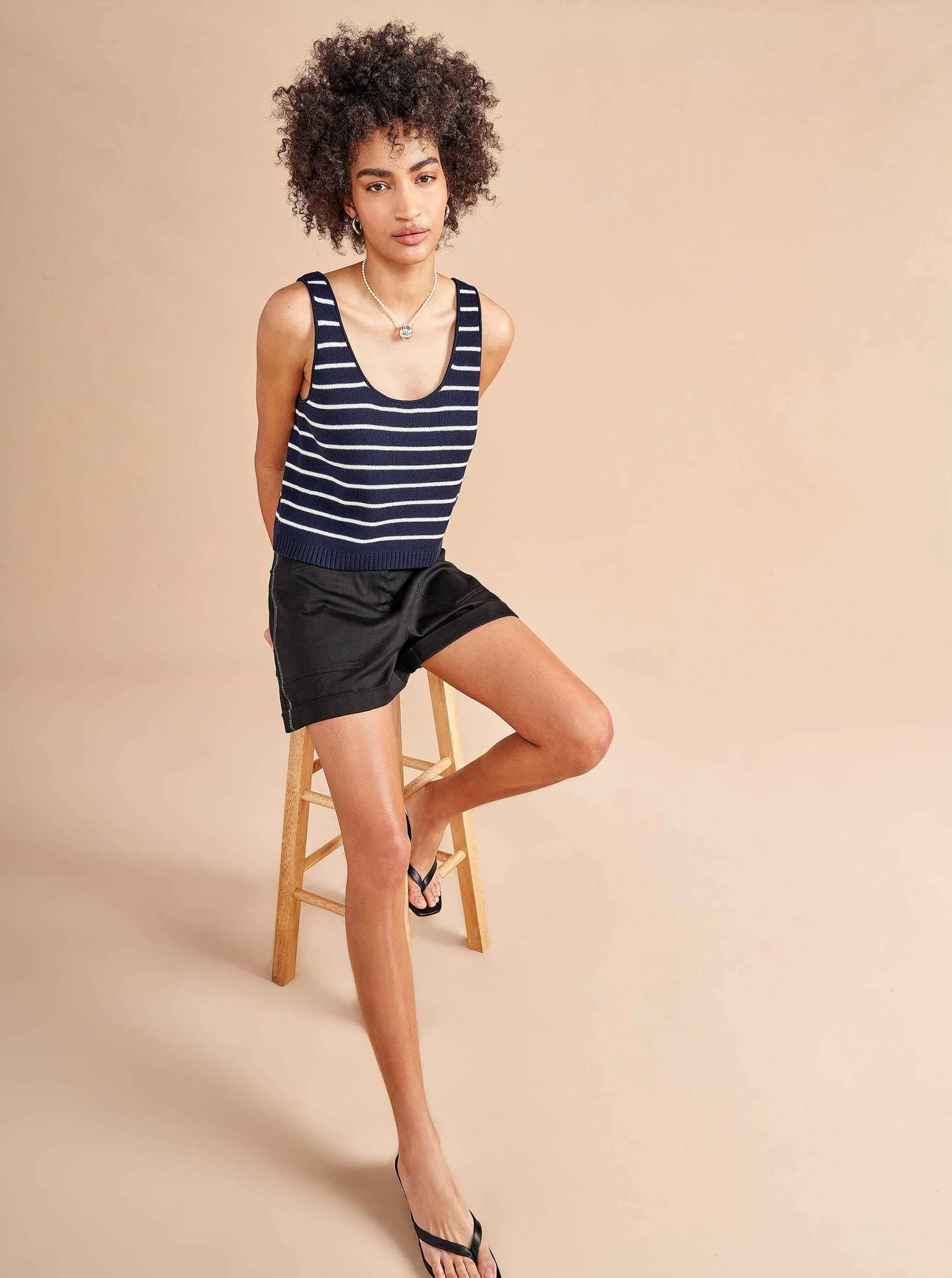 La Ligne Tanks*Sailor Tank Navy/Cream