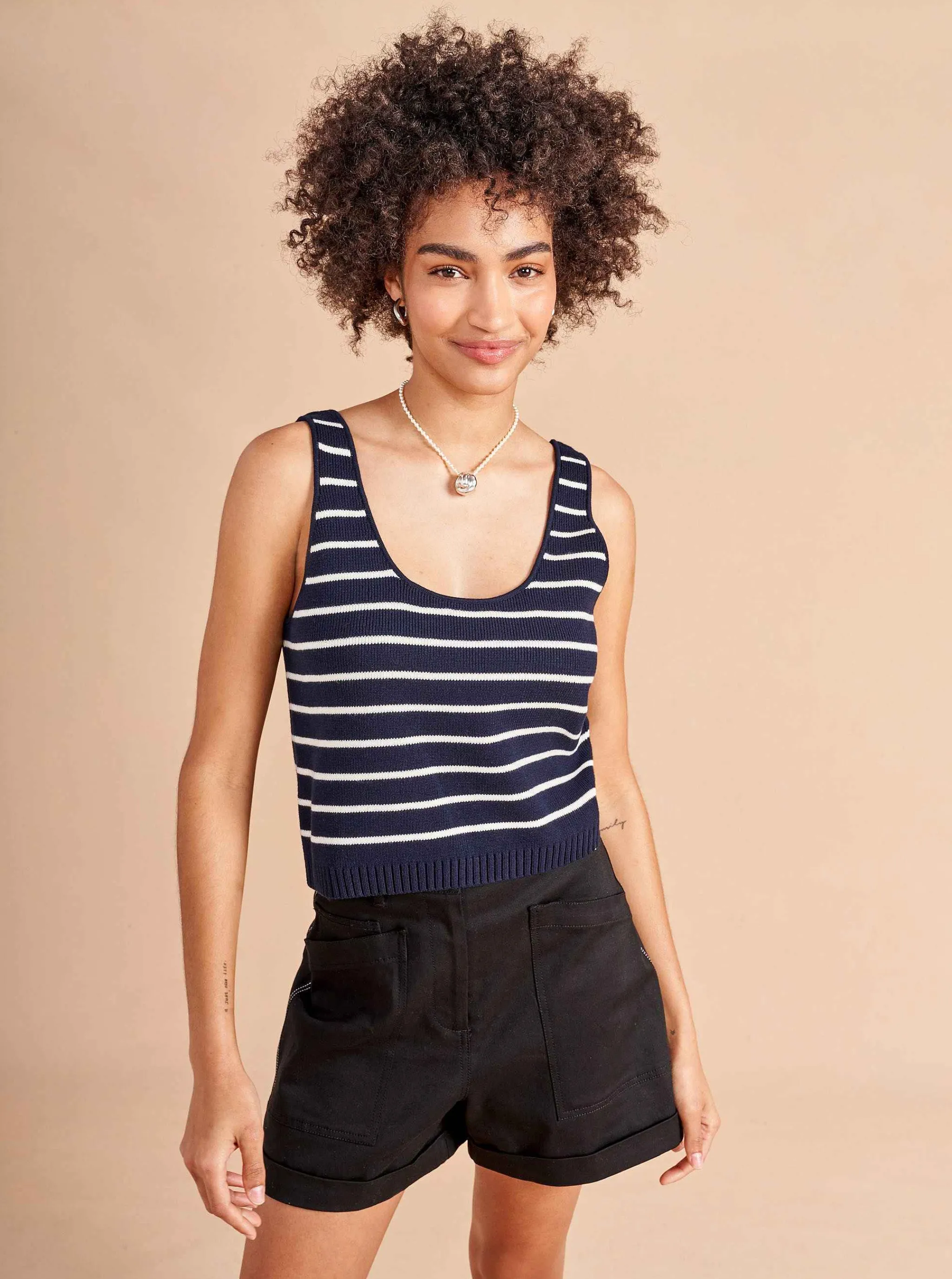 La Ligne Tanks*Sailor Tank Navy/Cream