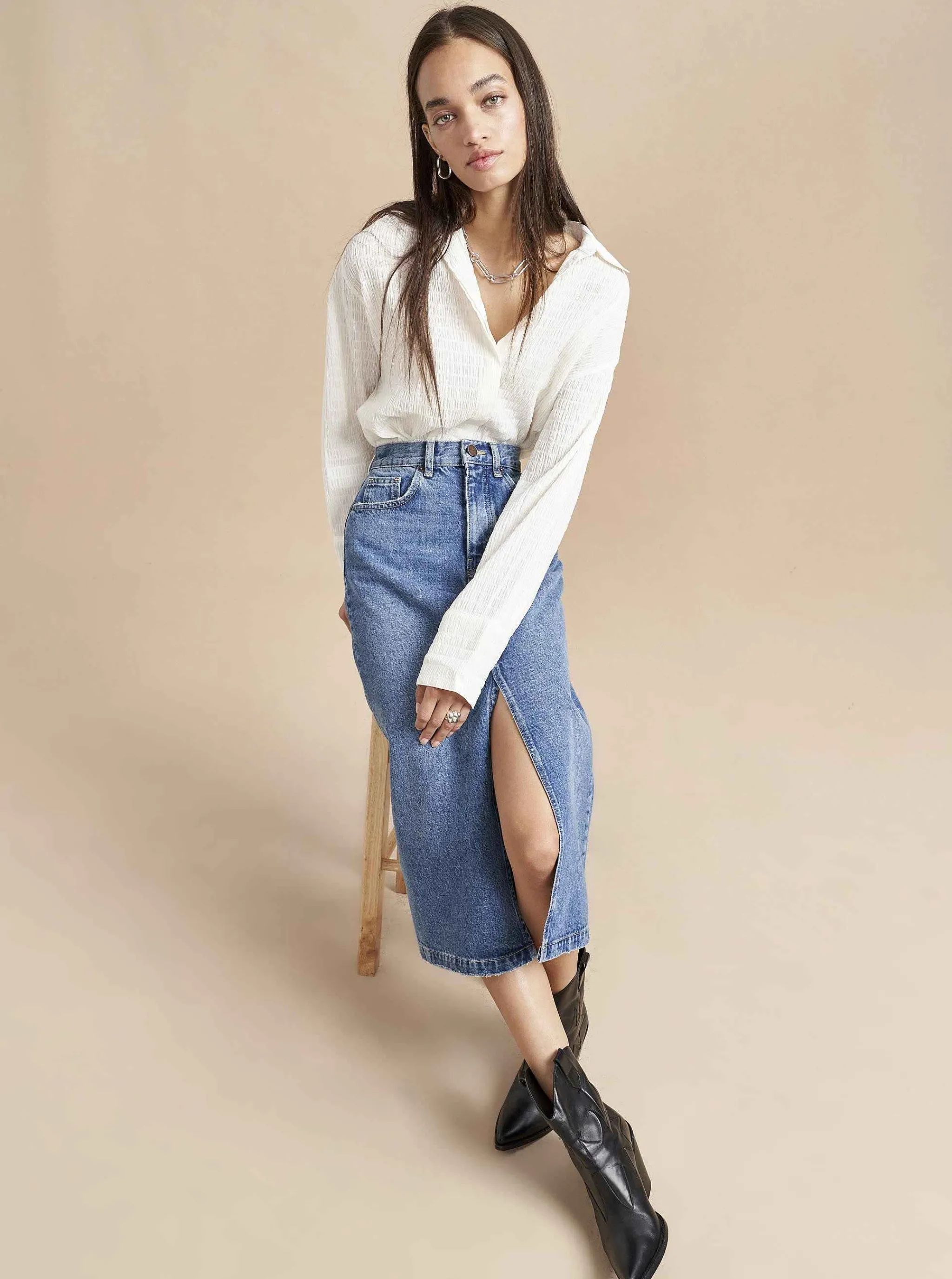 La Ligne Denim*The Kate Skirt