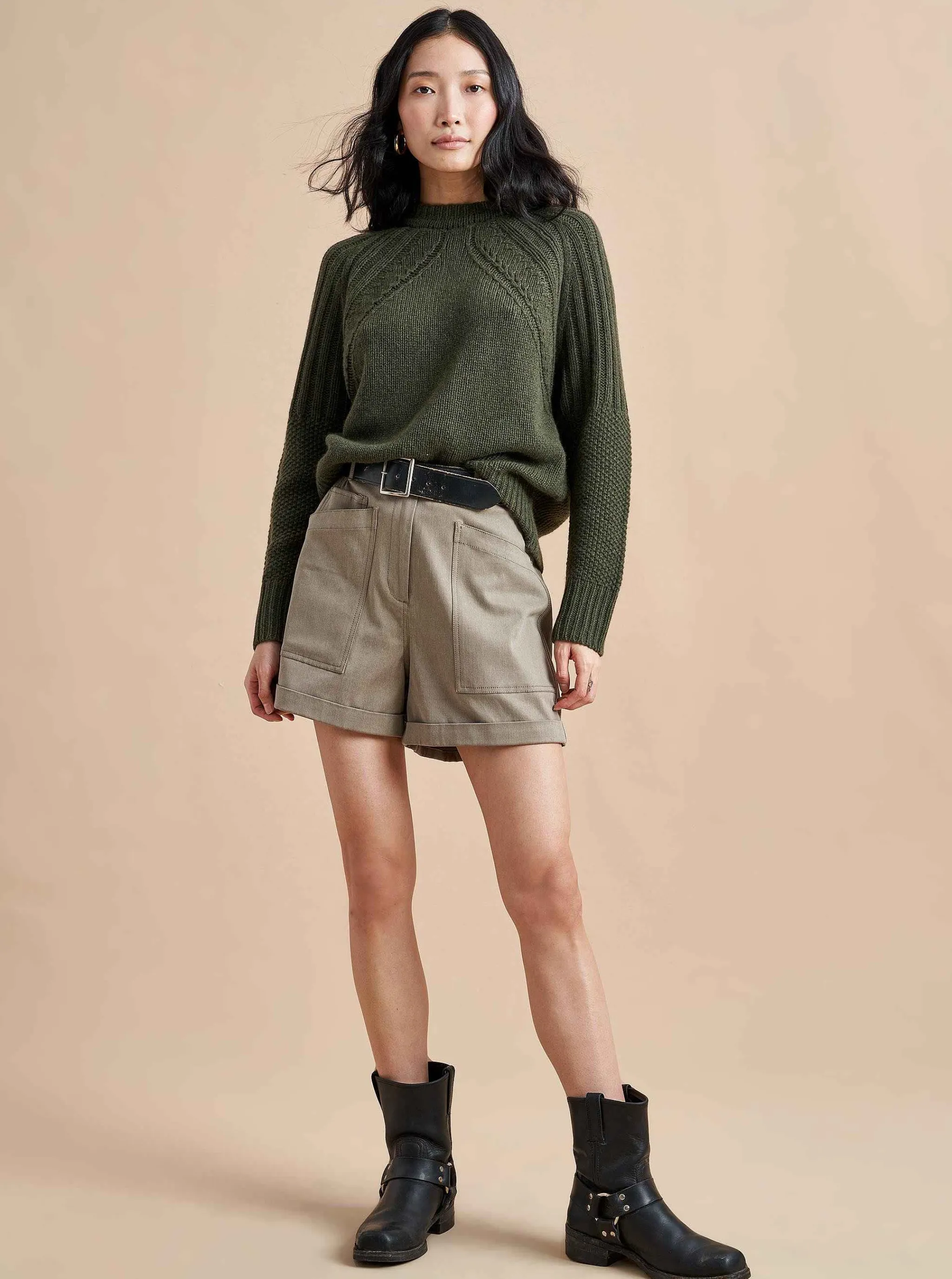 La Ligne Sweaters*Max Sweater Olive