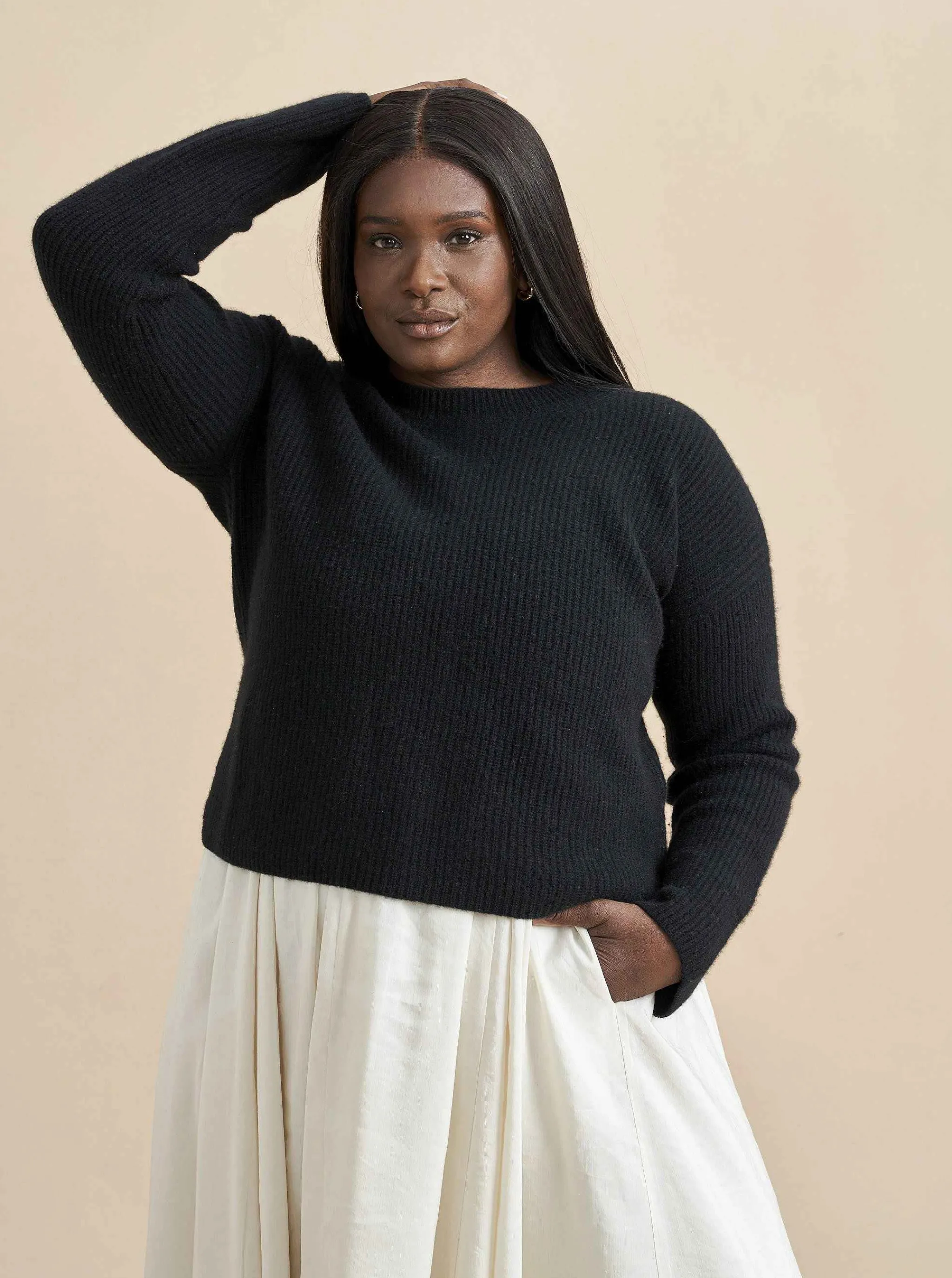 La Ligne Sweaters*Mini Toujours Sweater Black