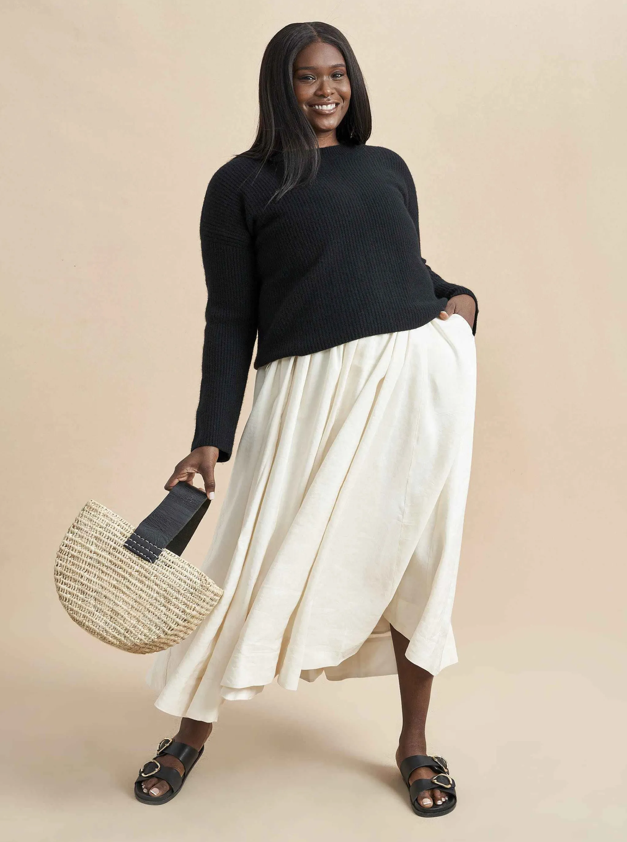 La Ligne Sweaters*Mini Toujours Sweater Black