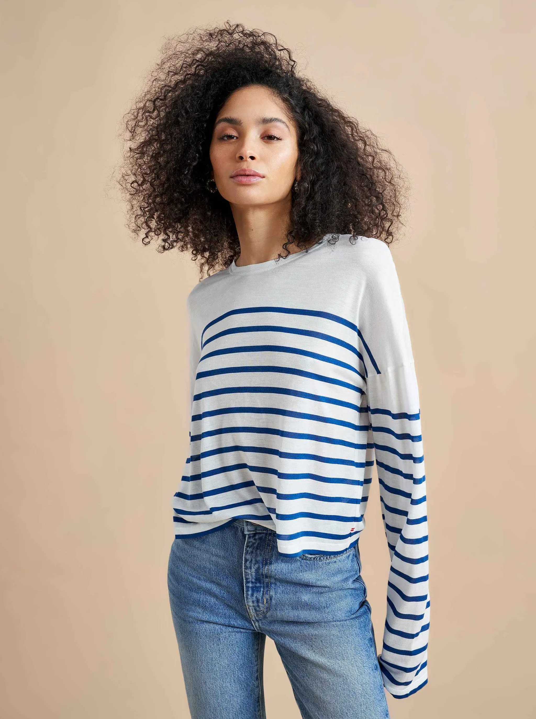 La Ligne Tees*Long Sleeve Teddy Tee