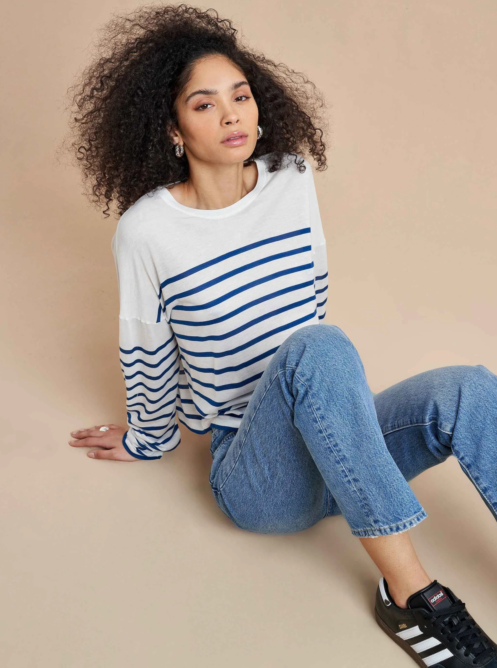 La Ligne Tees*Long Sleeve Teddy Tee