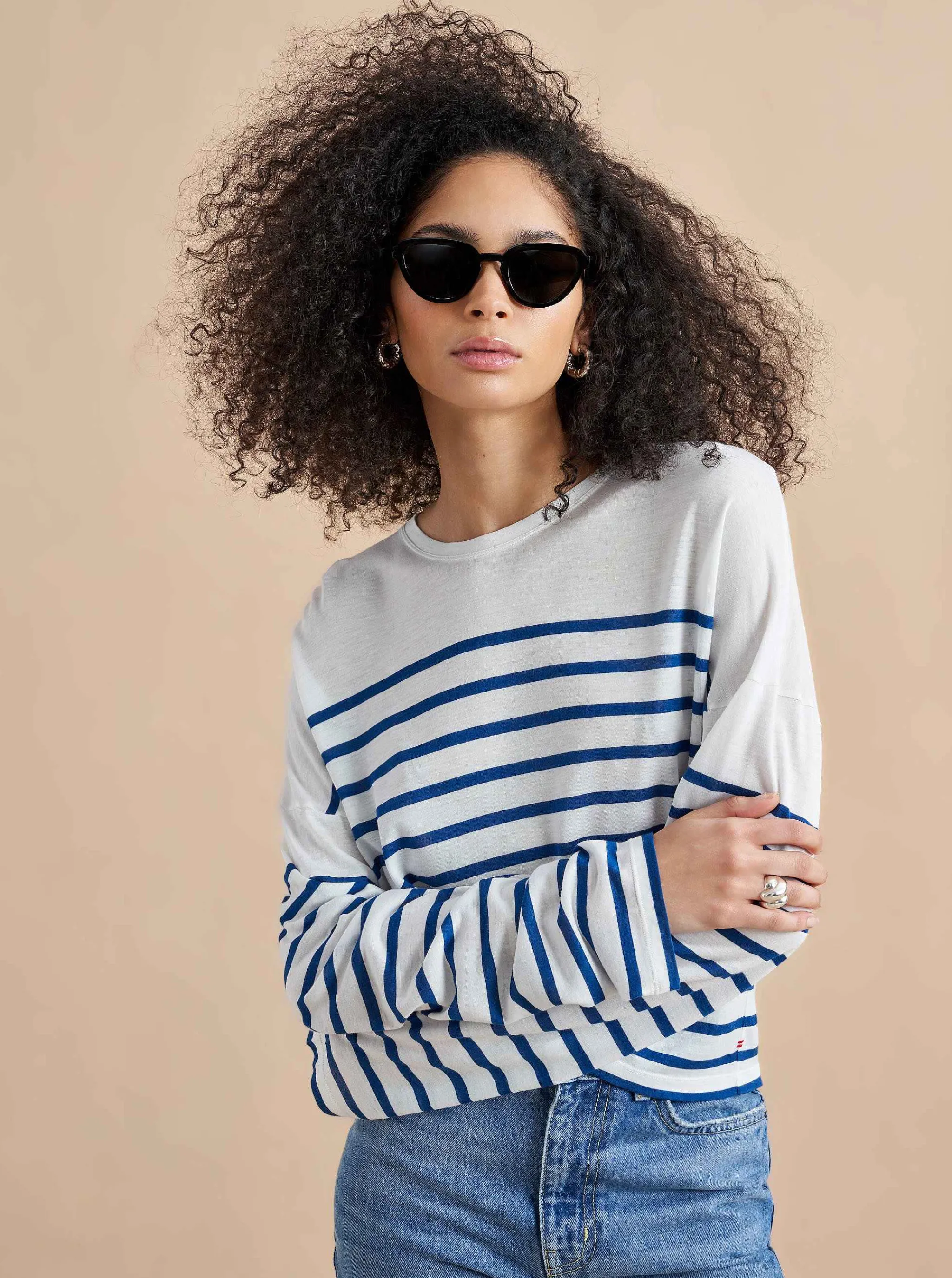 La Ligne Tees*Long Sleeve Teddy Tee