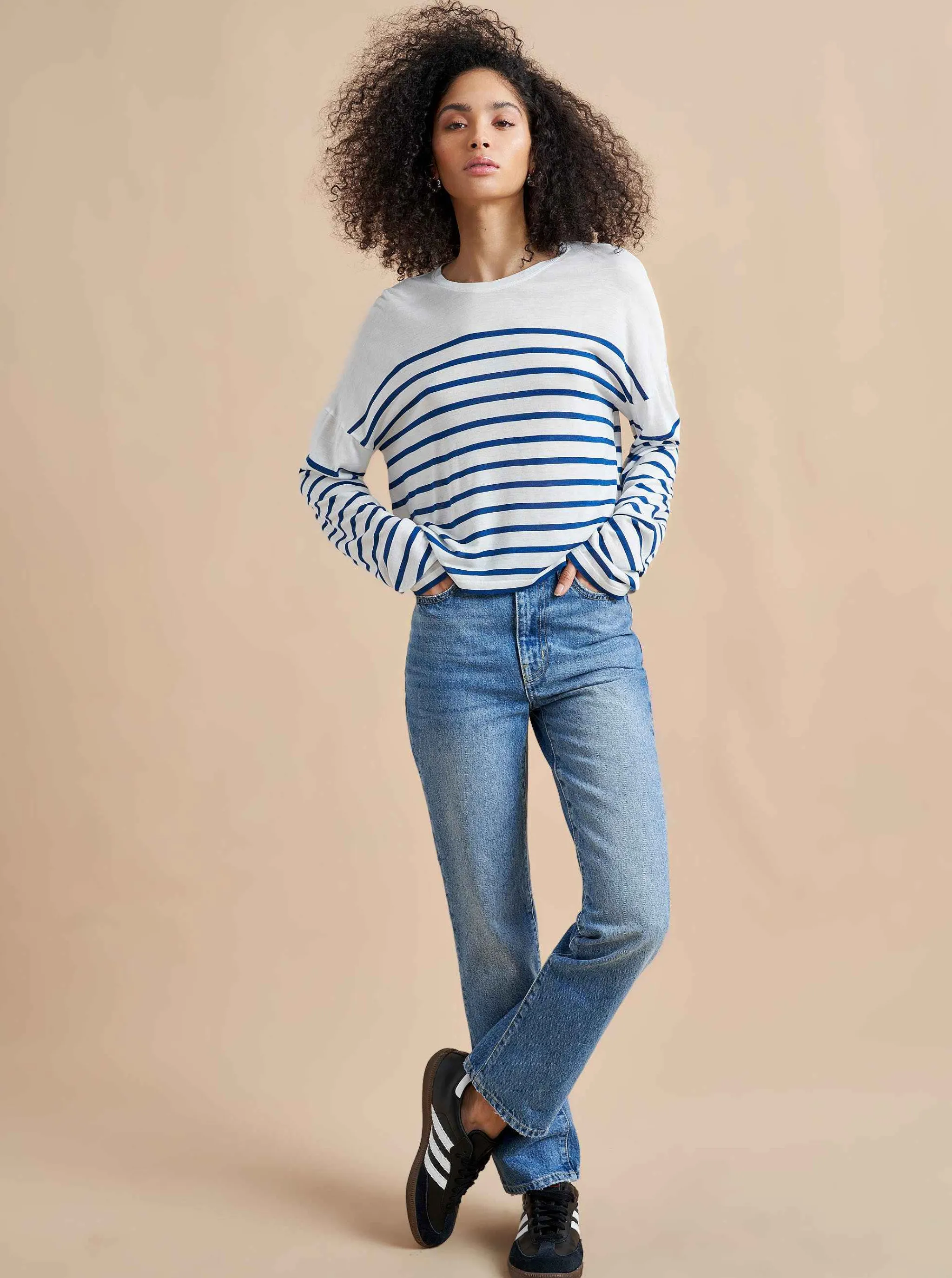 La Ligne Tees*Long Sleeve Teddy Tee