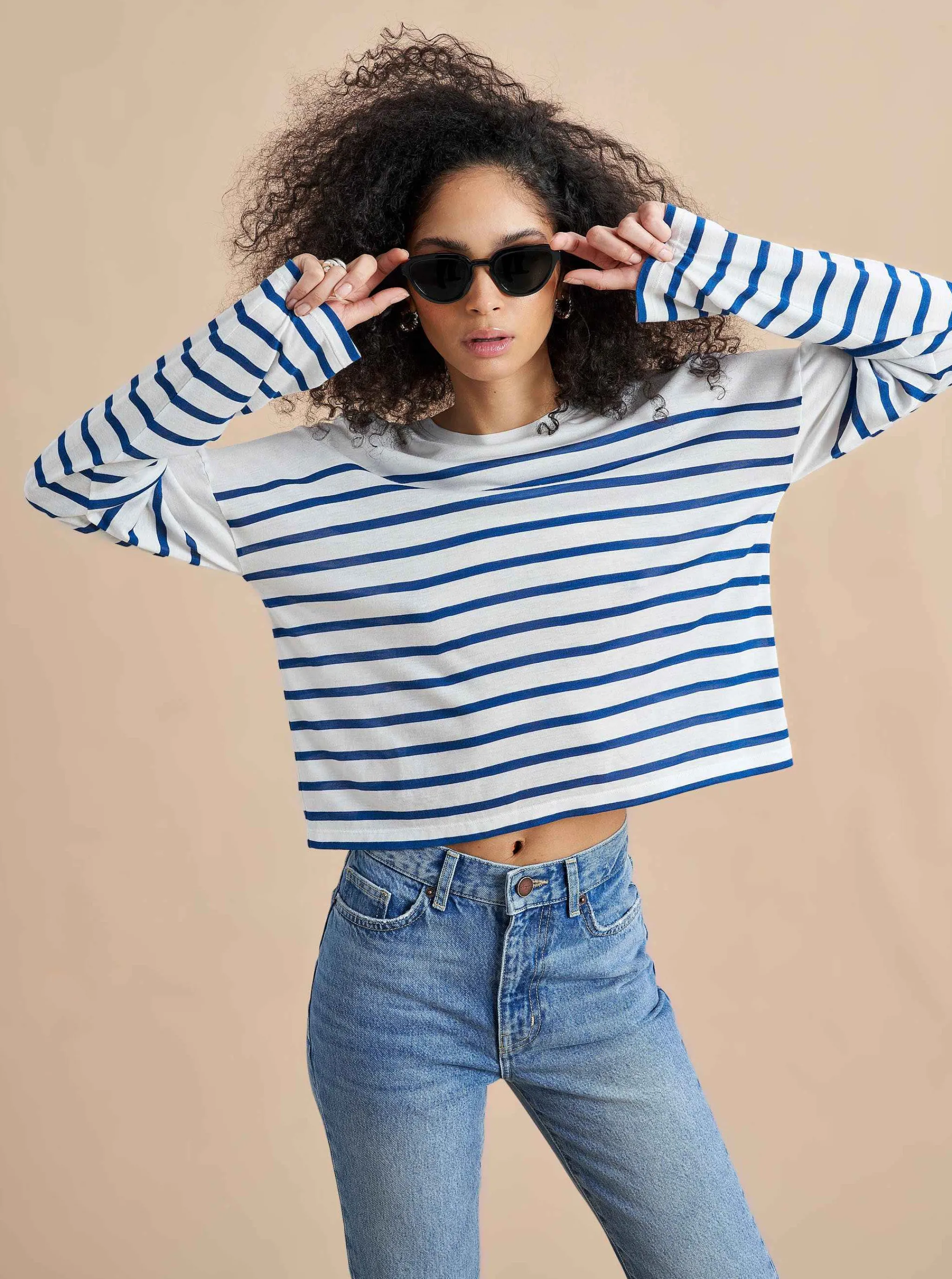 La Ligne Tees*Long Sleeve Teddy Tee