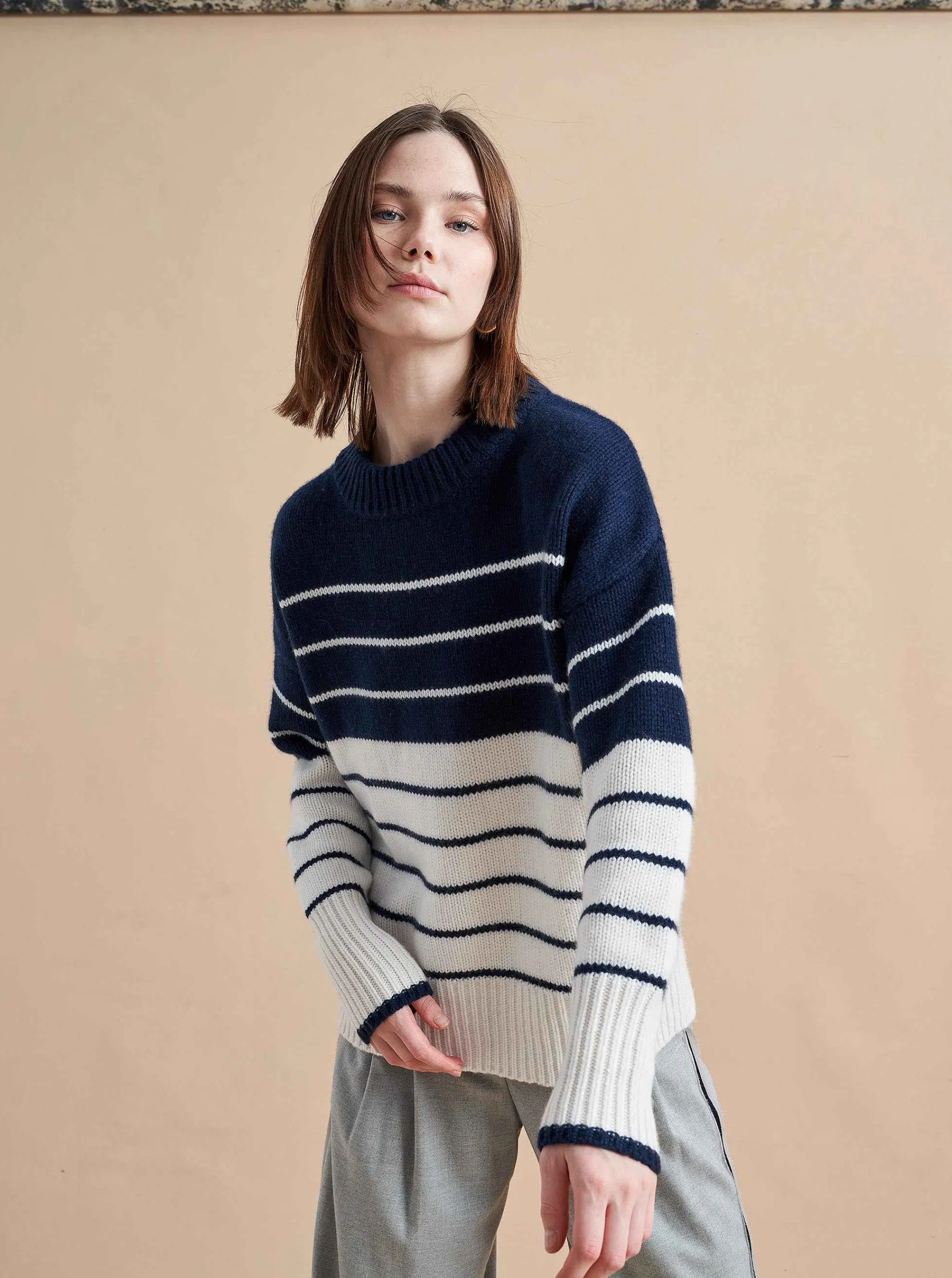 La Ligne Sweaters*Color Block Marin Sweater