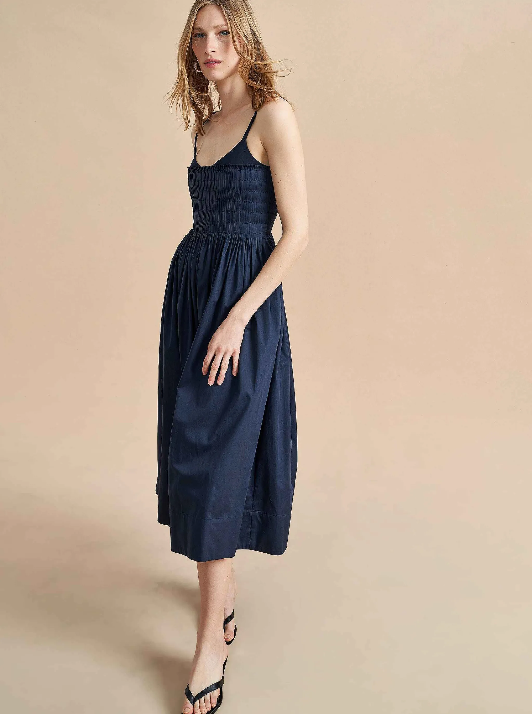 La Ligne Midi Dresses*Devon Dress Midnight