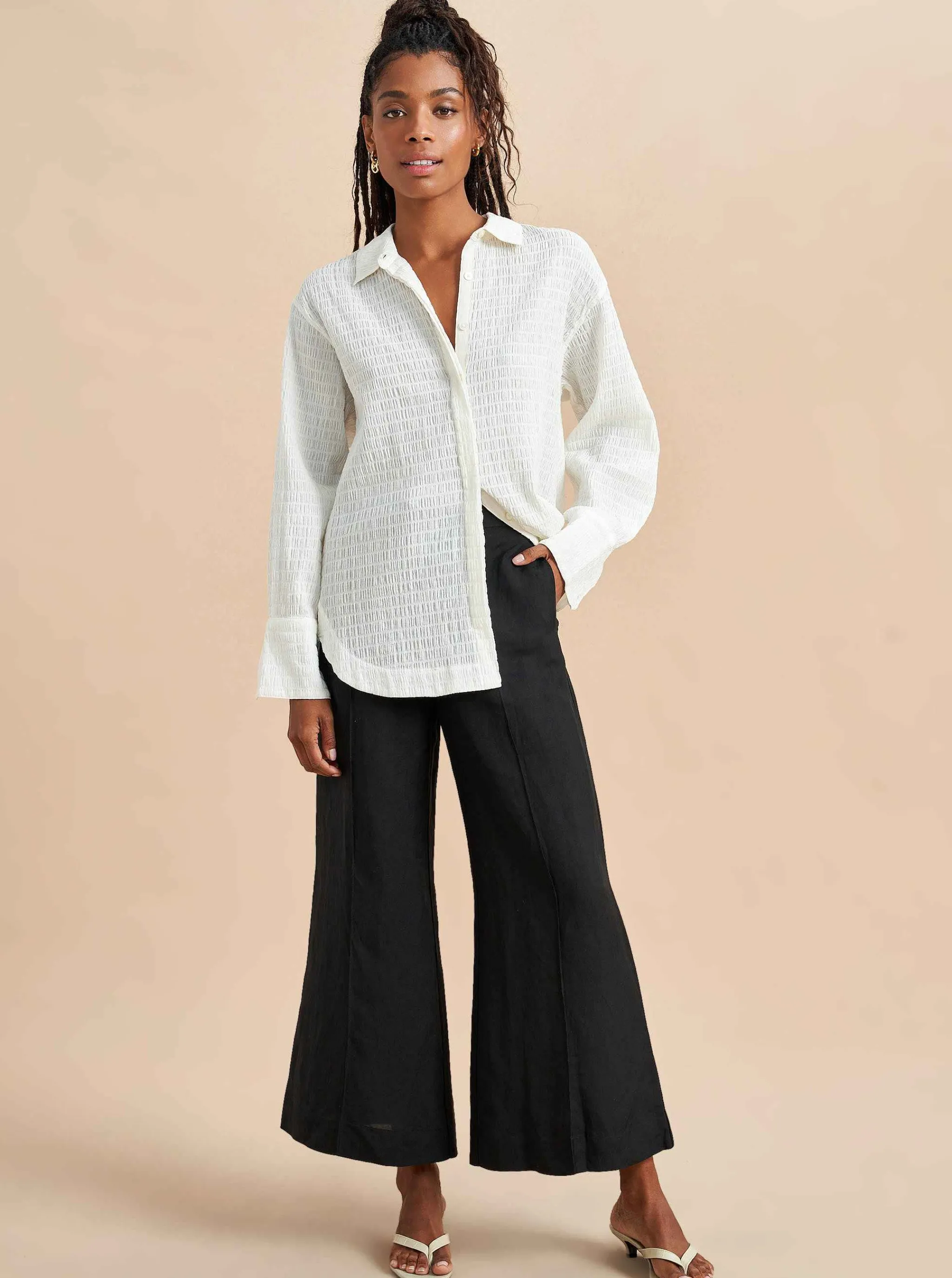 La Ligne Shirts*Textured Val Shirt