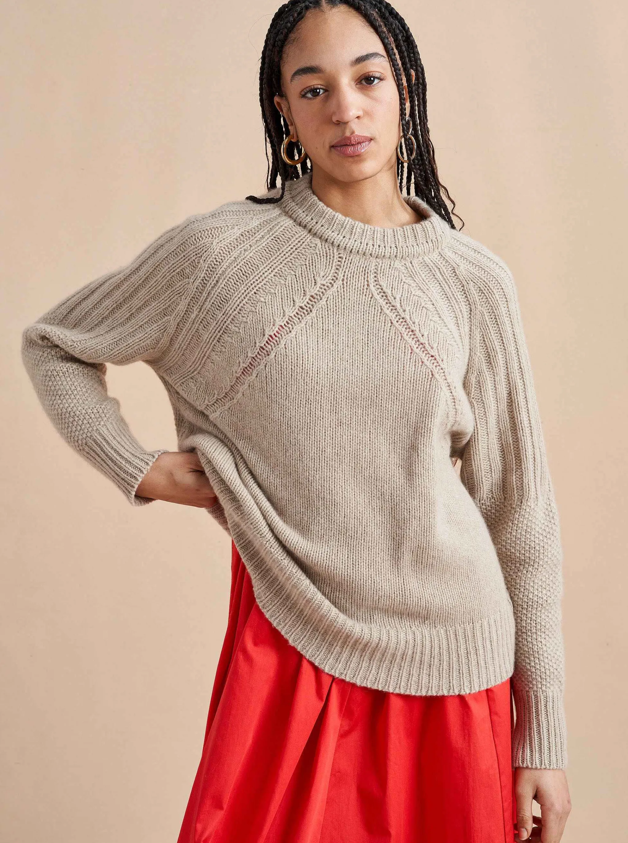 La Ligne Sweaters*Max Sweater Tan